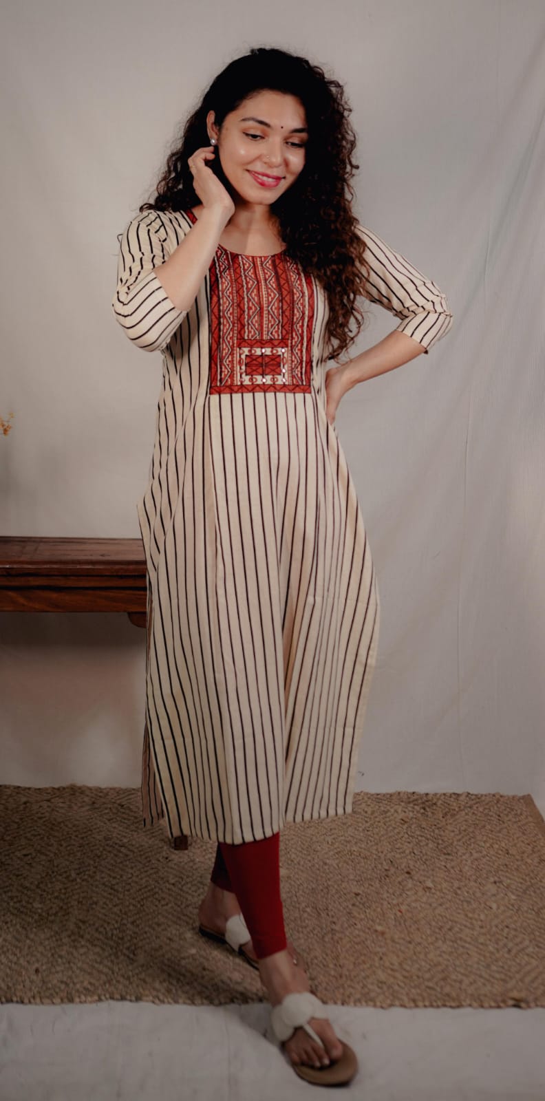 Maternity Kurthi (code- 431 ik)