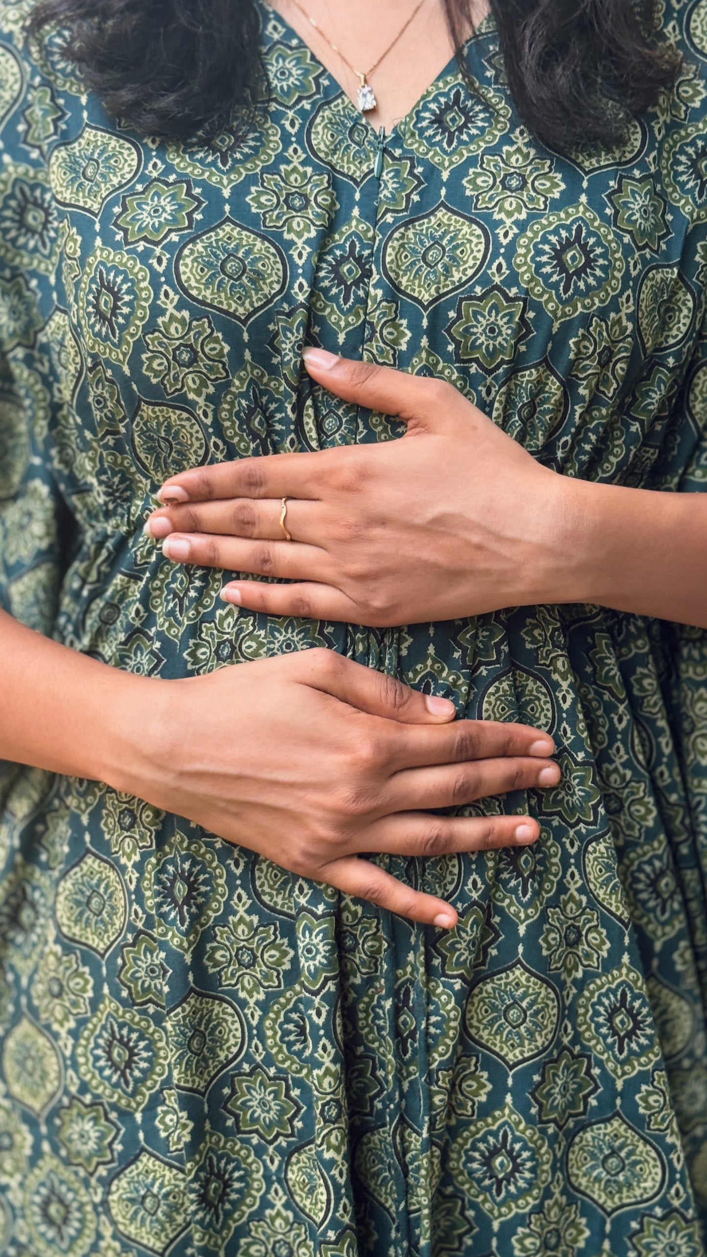 Maternity Kaftan Dress (Code-1004 IK)
