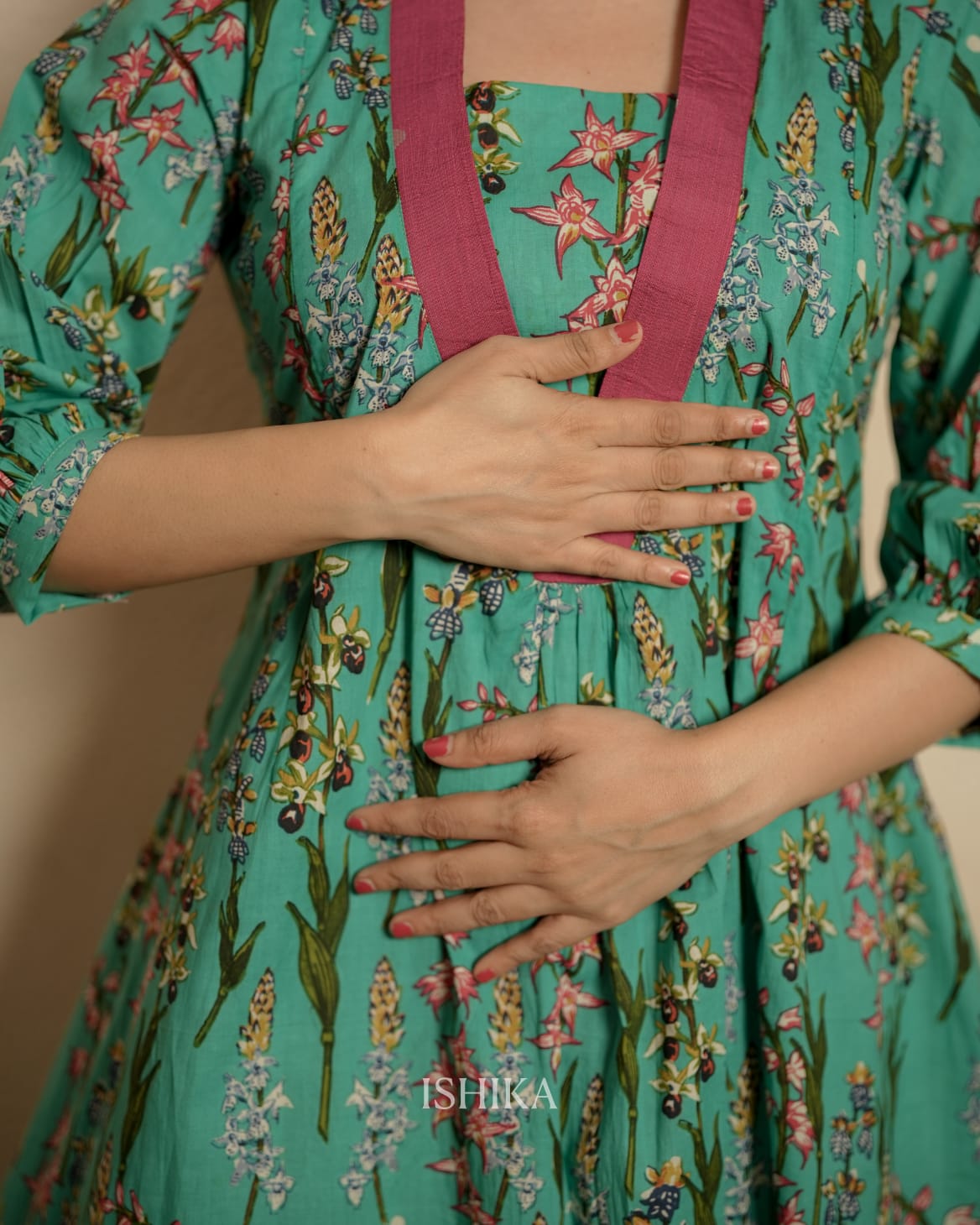 Maternity Dress (Code- 876 IK)