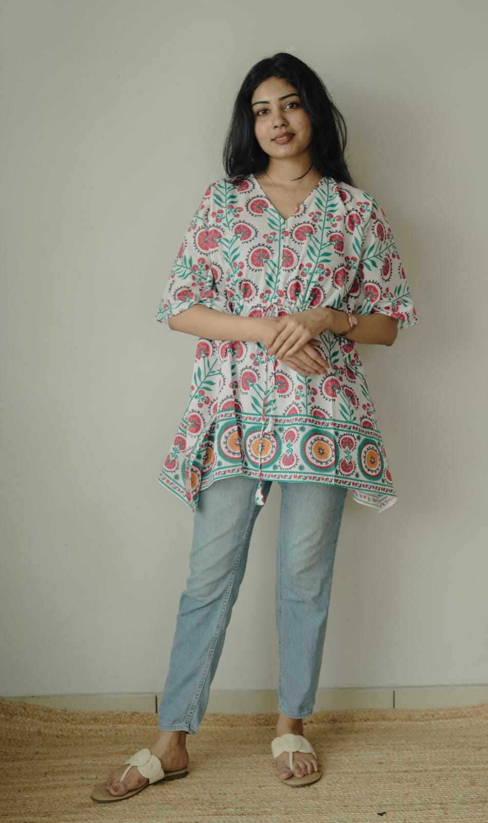 Maternity Kafthan Short Top (Code-707 IK)