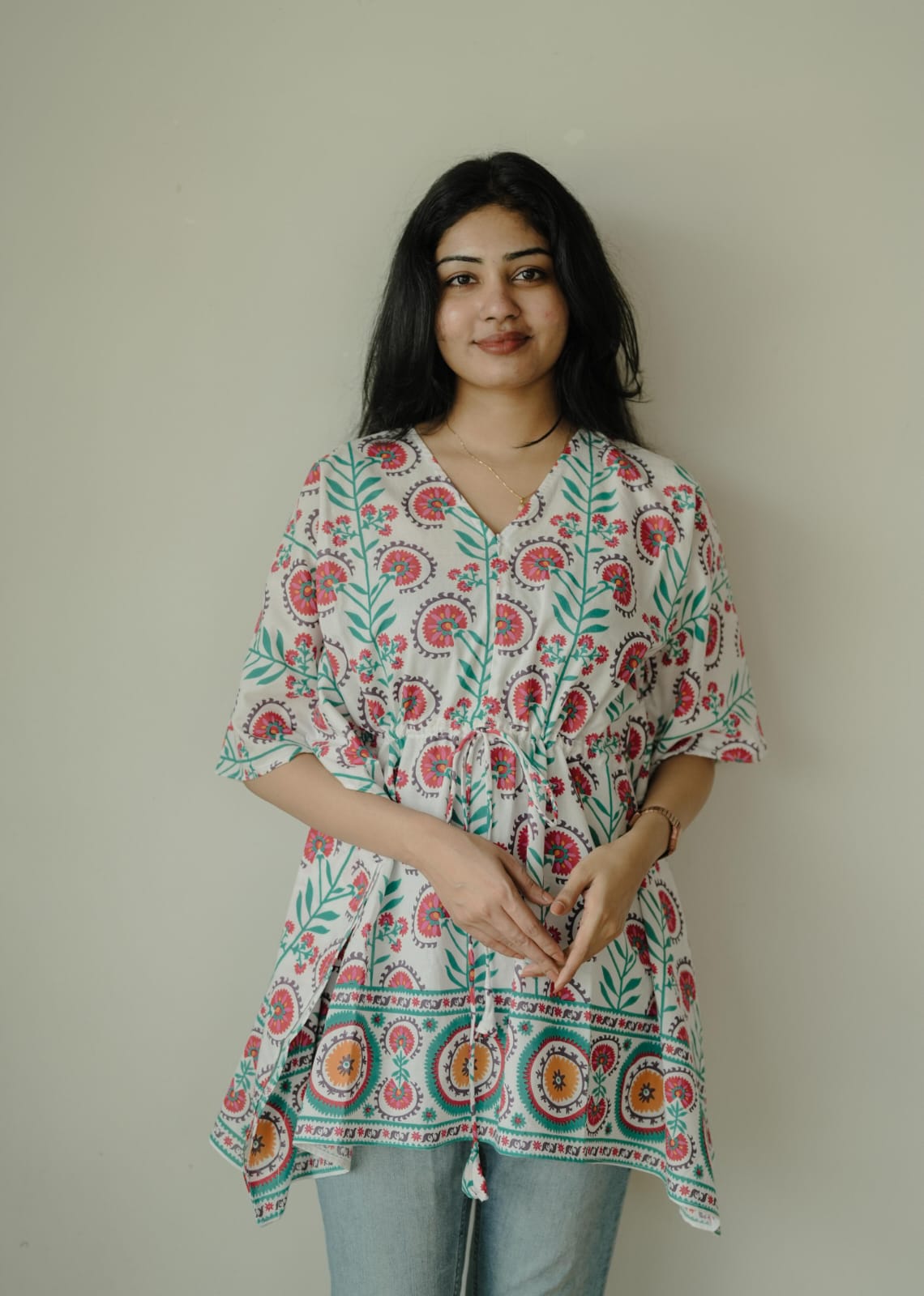 Maternity Kafthan Short Top (Code-707 IK)