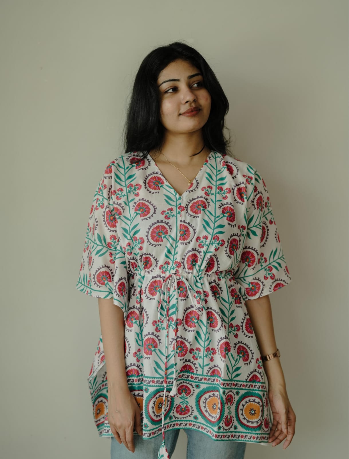 Maternity Kafthan Short Top (Code-707 IK)
