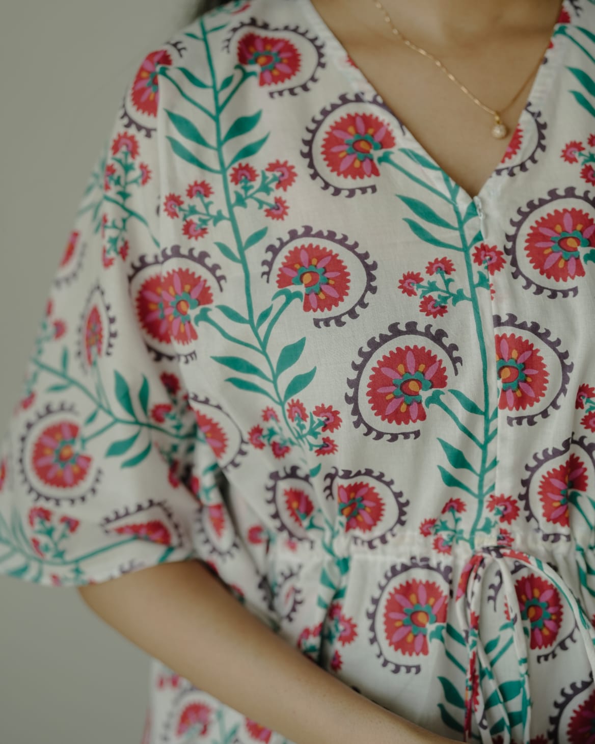 Maternity Kafthan Short Top (Code-707 IK)