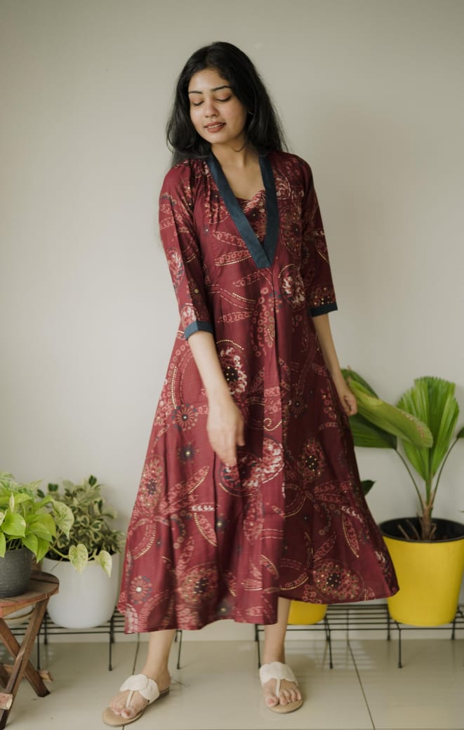 Maternity Dress (Code-728 IK)