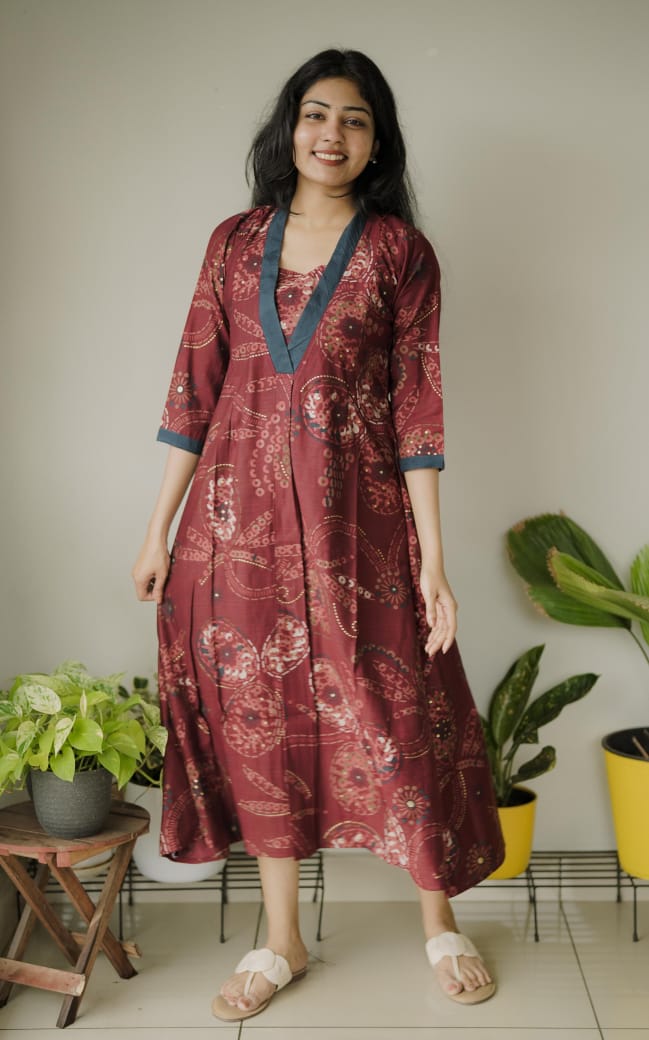 Maternity Dress (Code-728 IK)