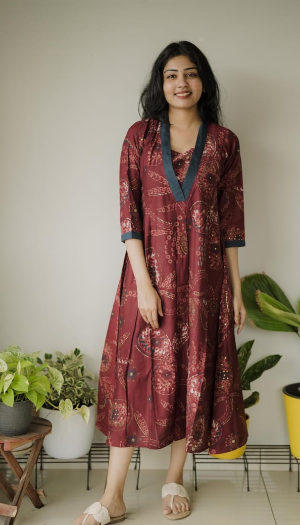 Maternity Dress (Code-728 IK)