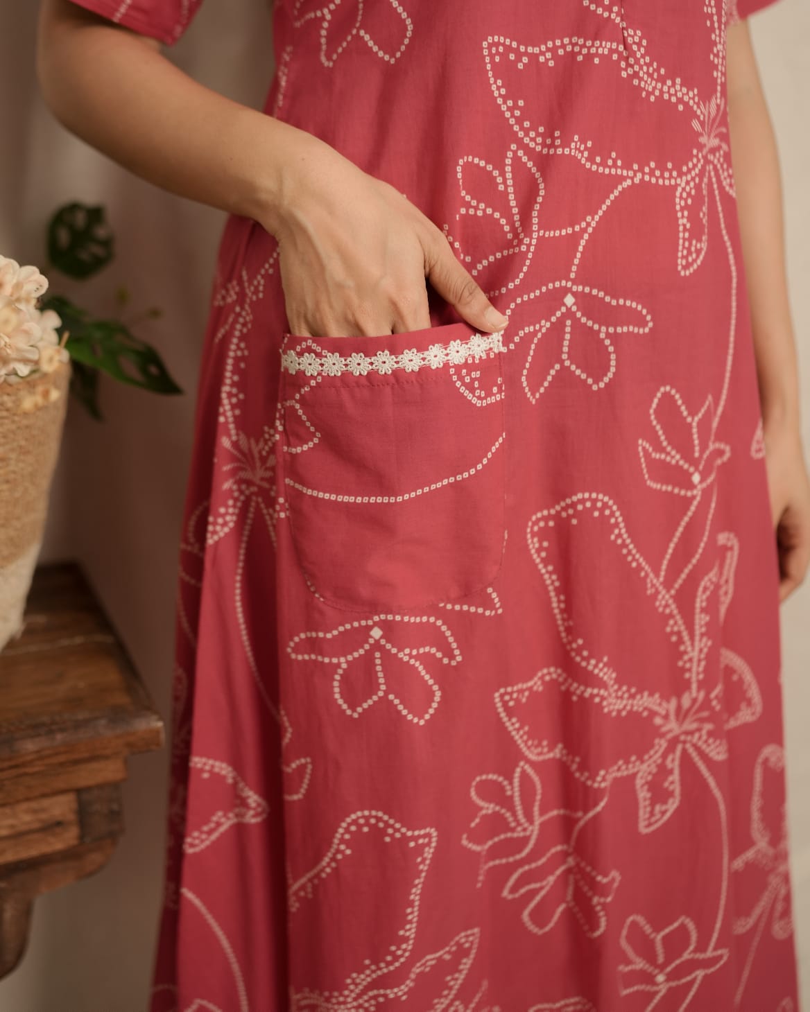 Maternity Dress (Code - 744 IK)