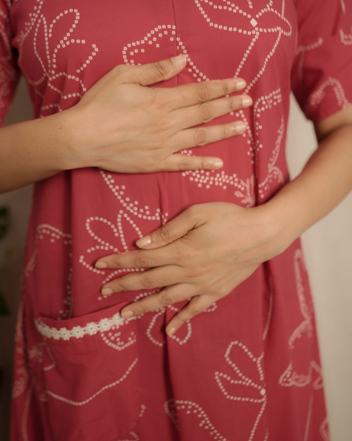 Maternity Dress (Code - 744 IK)