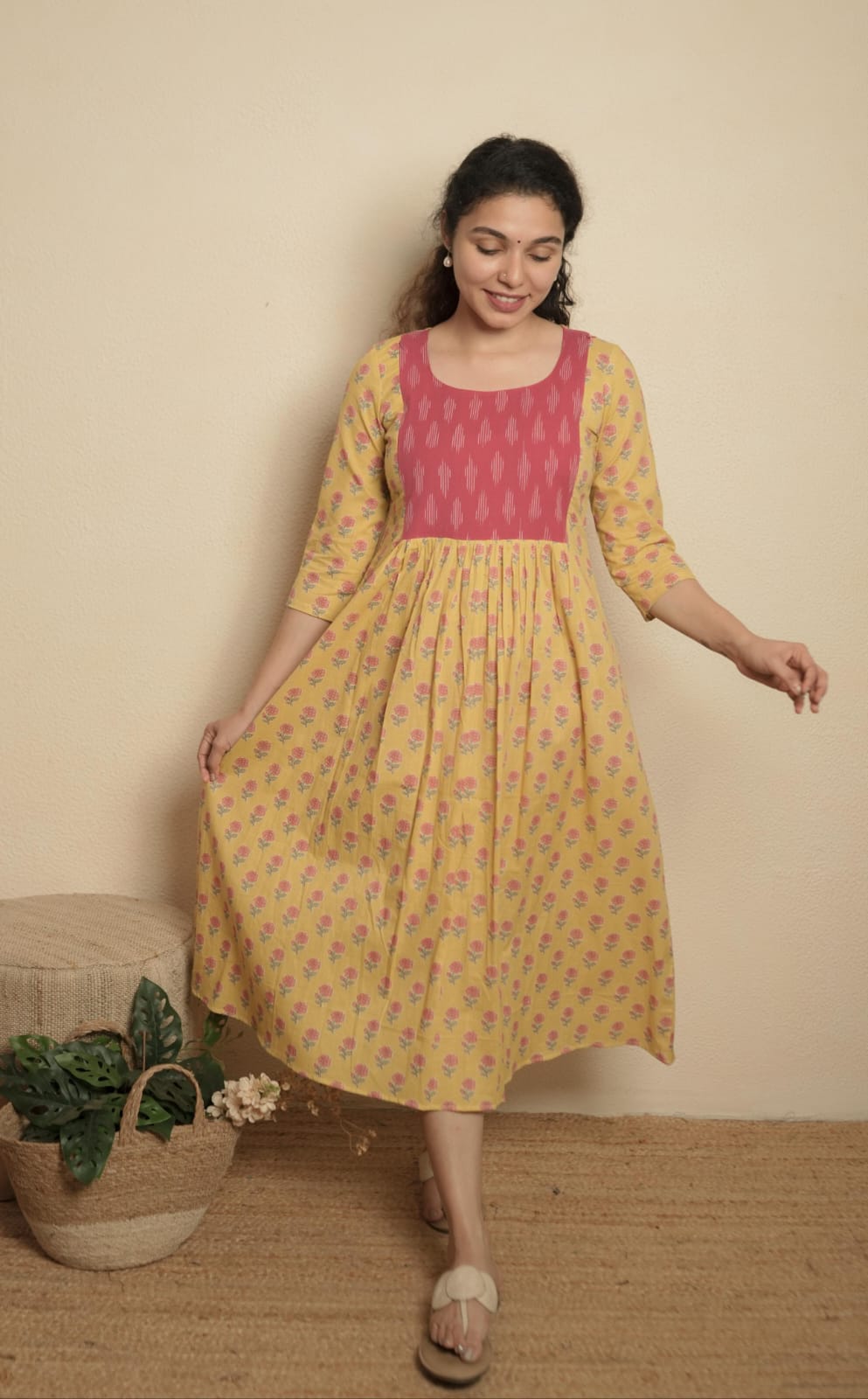 Maternity Dress (Code- 814 IK)