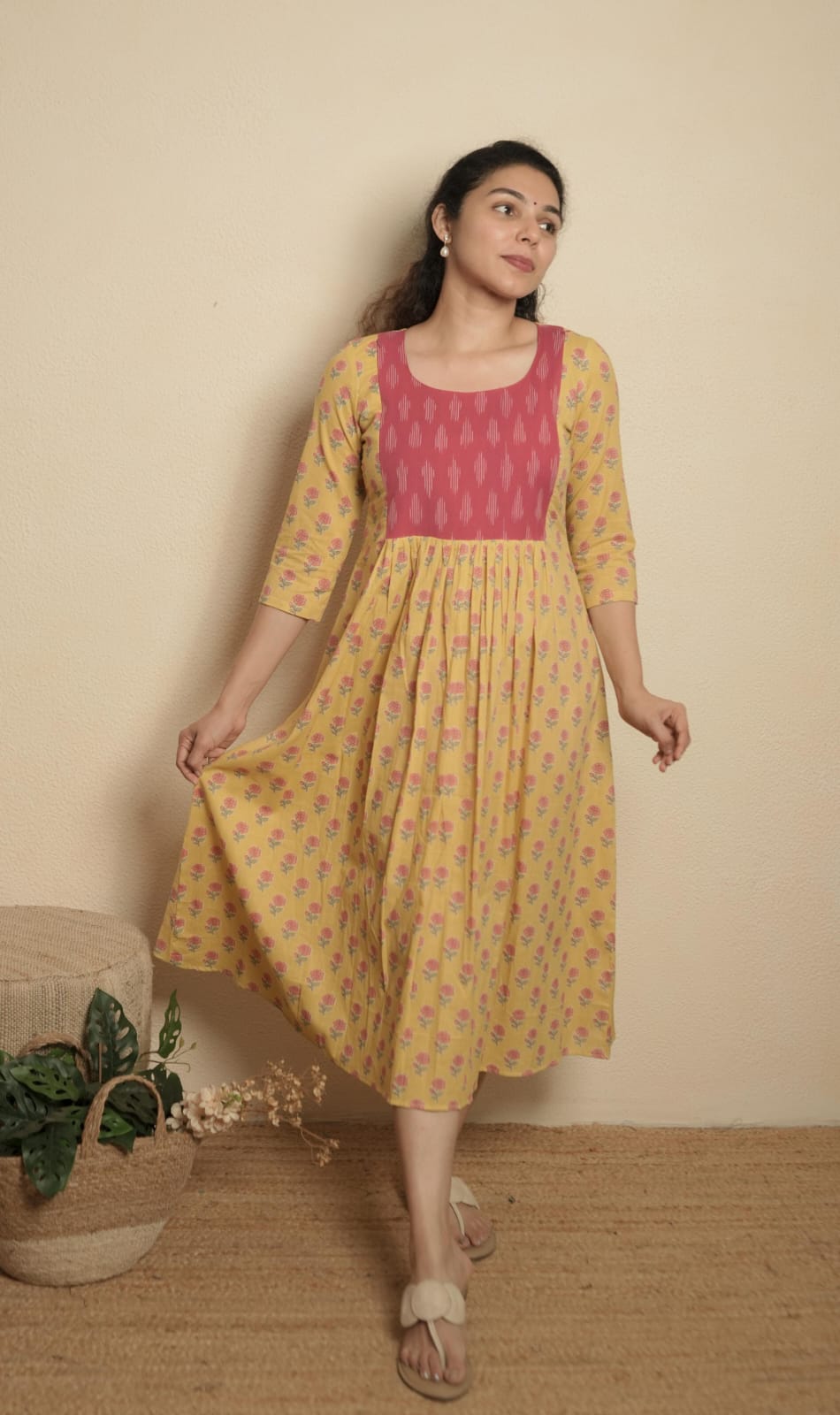 Maternity Dress (Code- 814 IK)