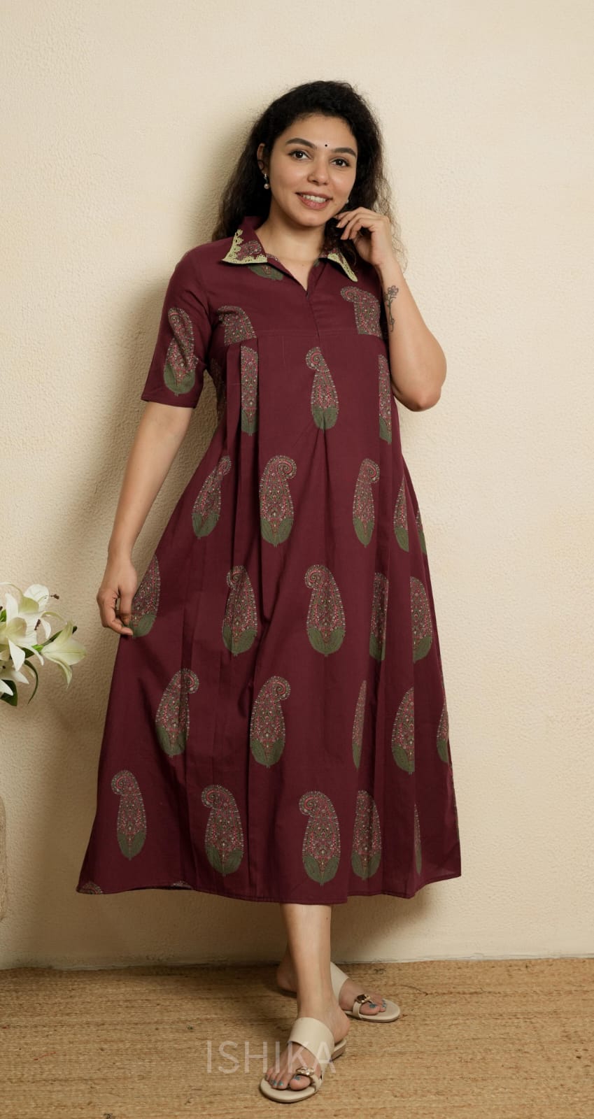 Maternity Dress (Code-1097 IK)