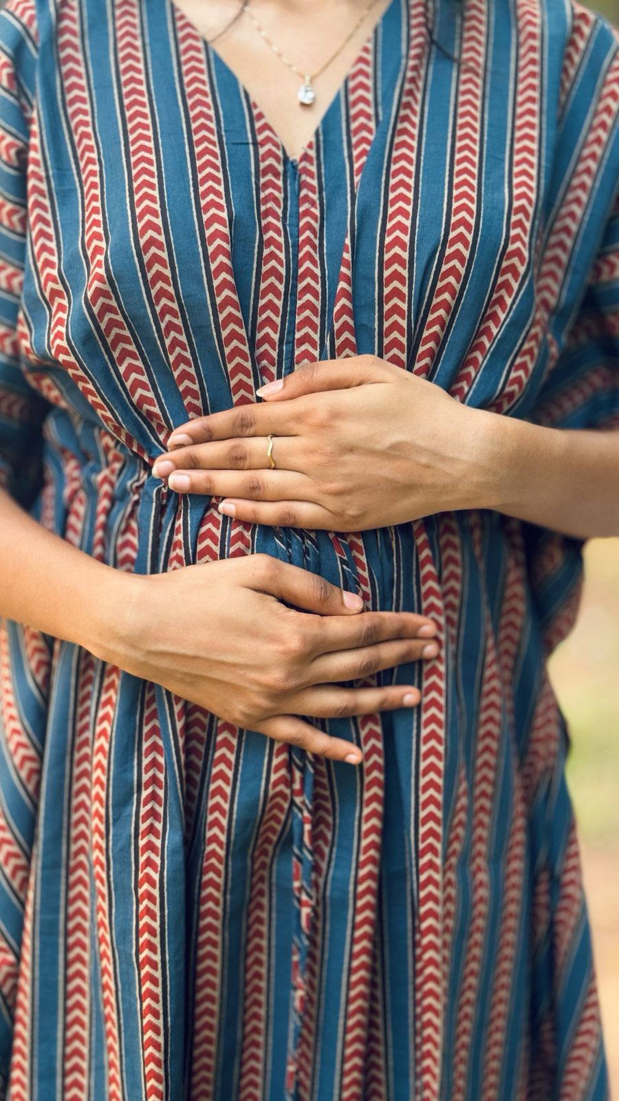 Maternity Kaftan Dress (Code-1005 IK)