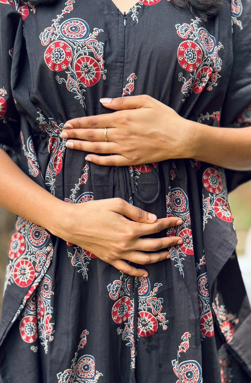 Maternity Kaftan Dress (Code-1012 IK)