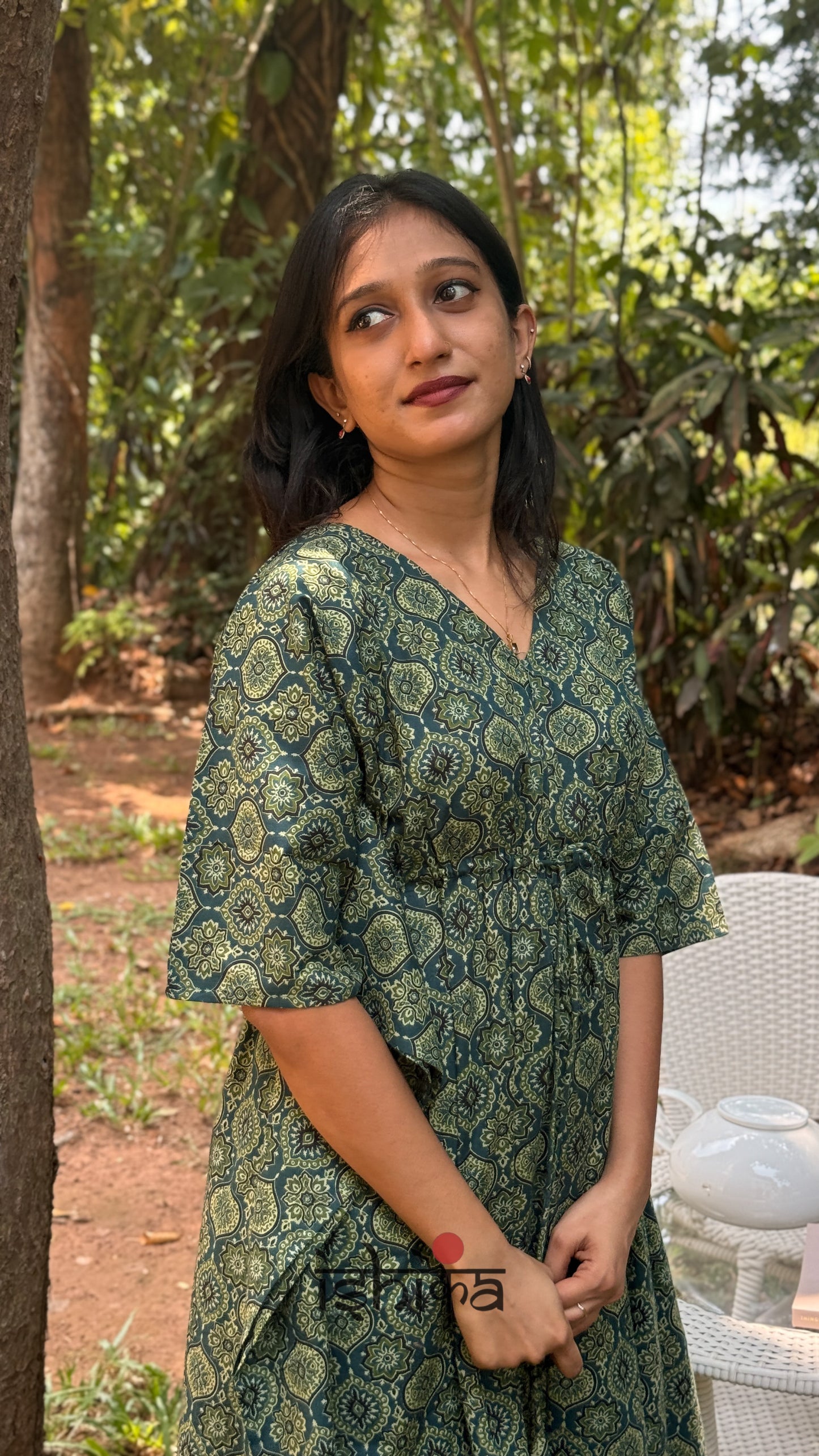 Maternity Kaftan Dress (Code-1004 IK)