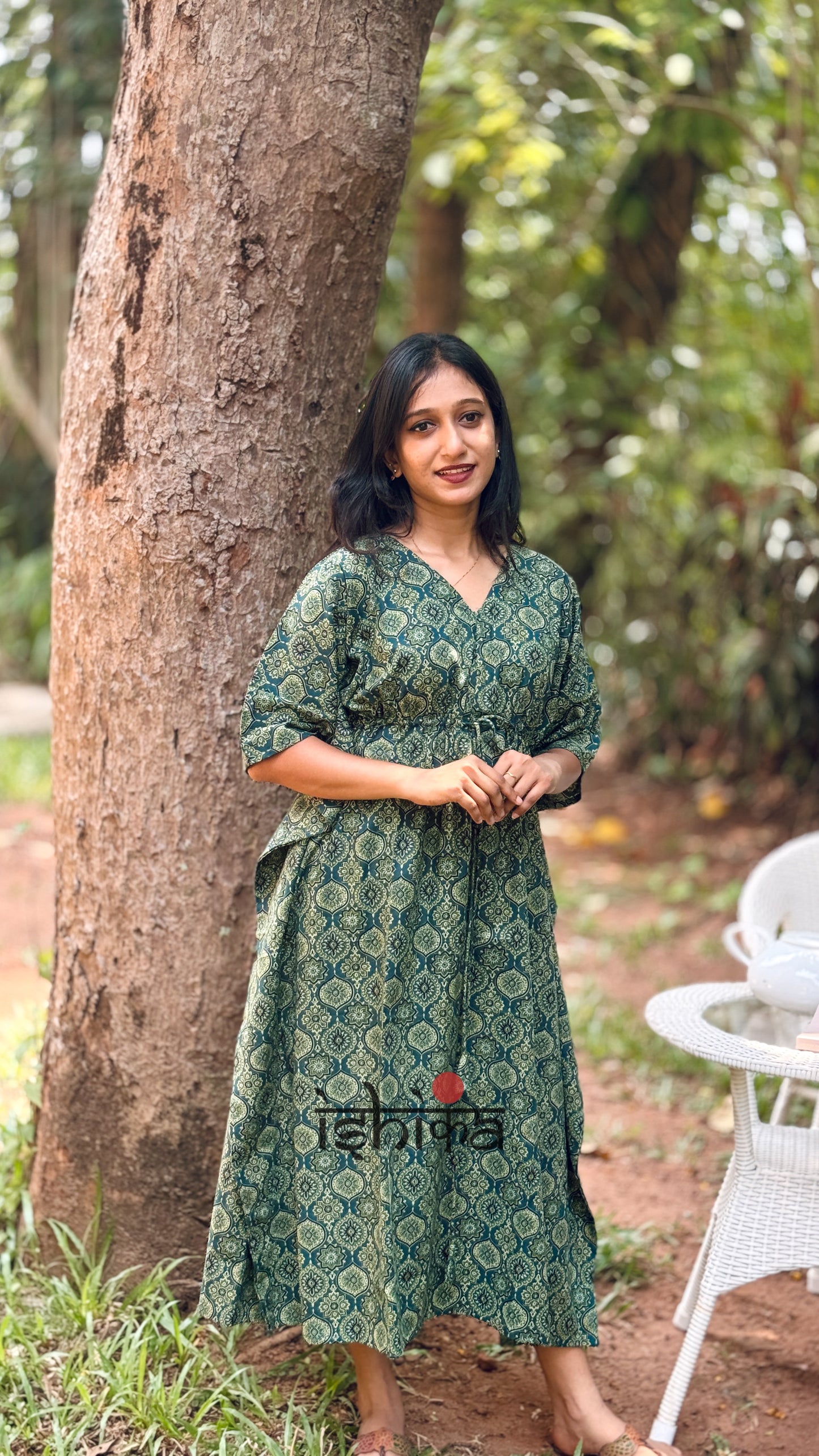 Maternity Kaftan Dress (Code-1004 IK)