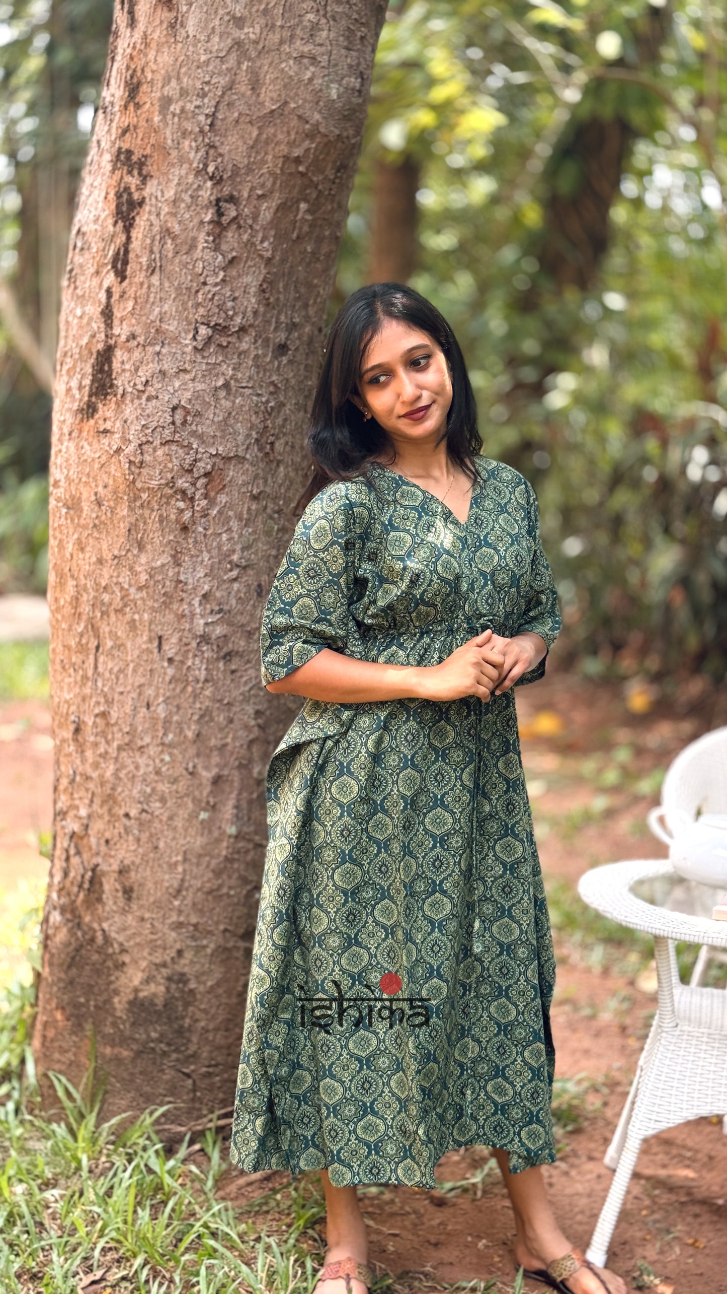 Maternity Kaftan Dress (Code-1004 IK)