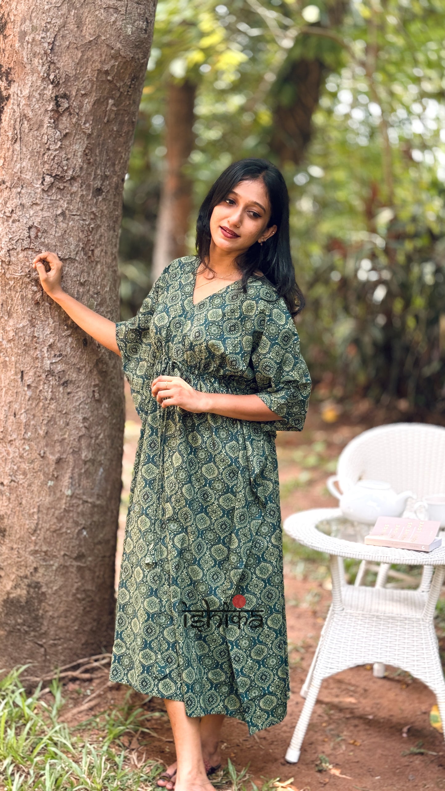 Maternity Kaftan Dress (Code-1004 IK)