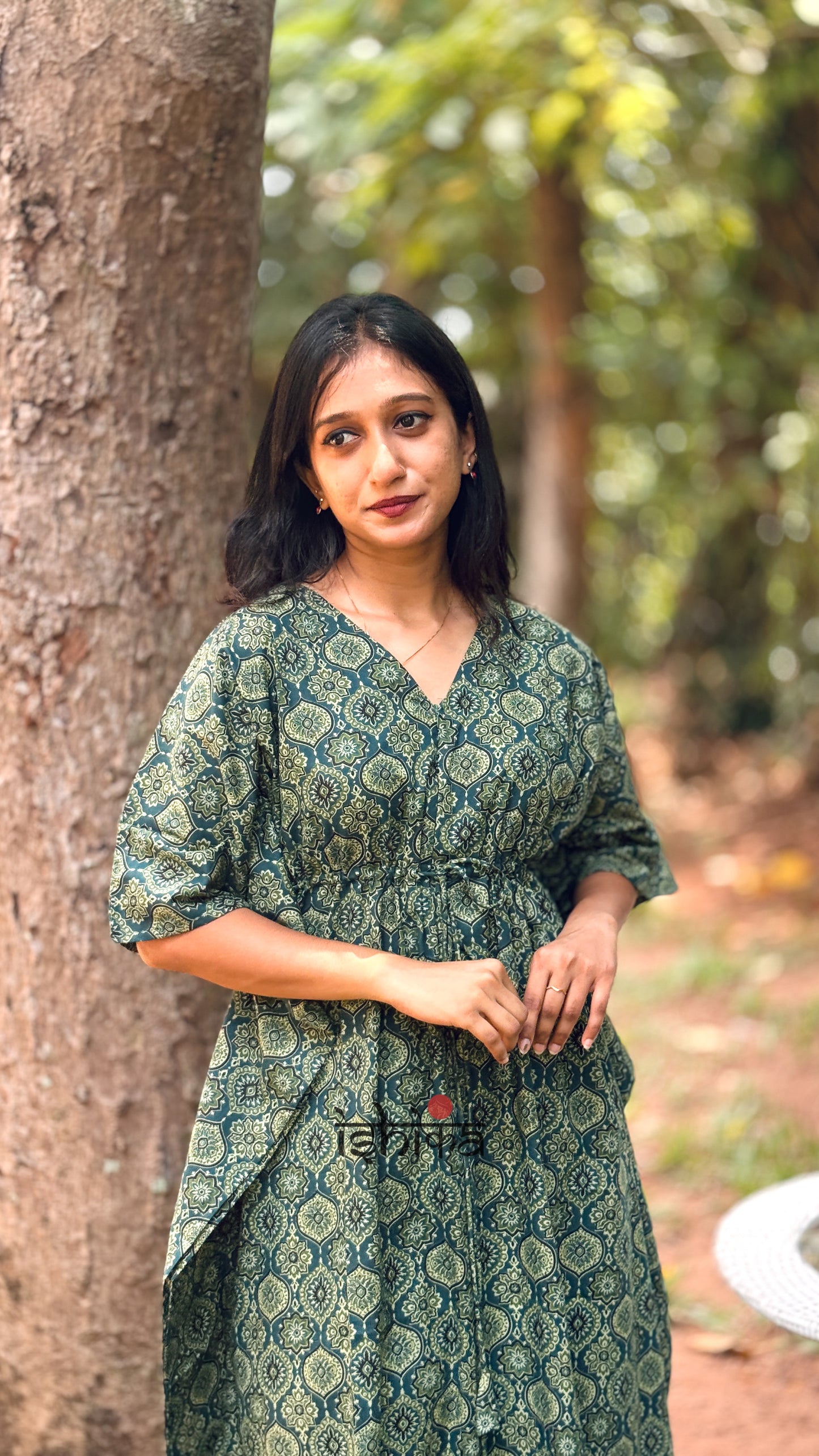 Maternity Kaftan Dress (Code-1004 IK)