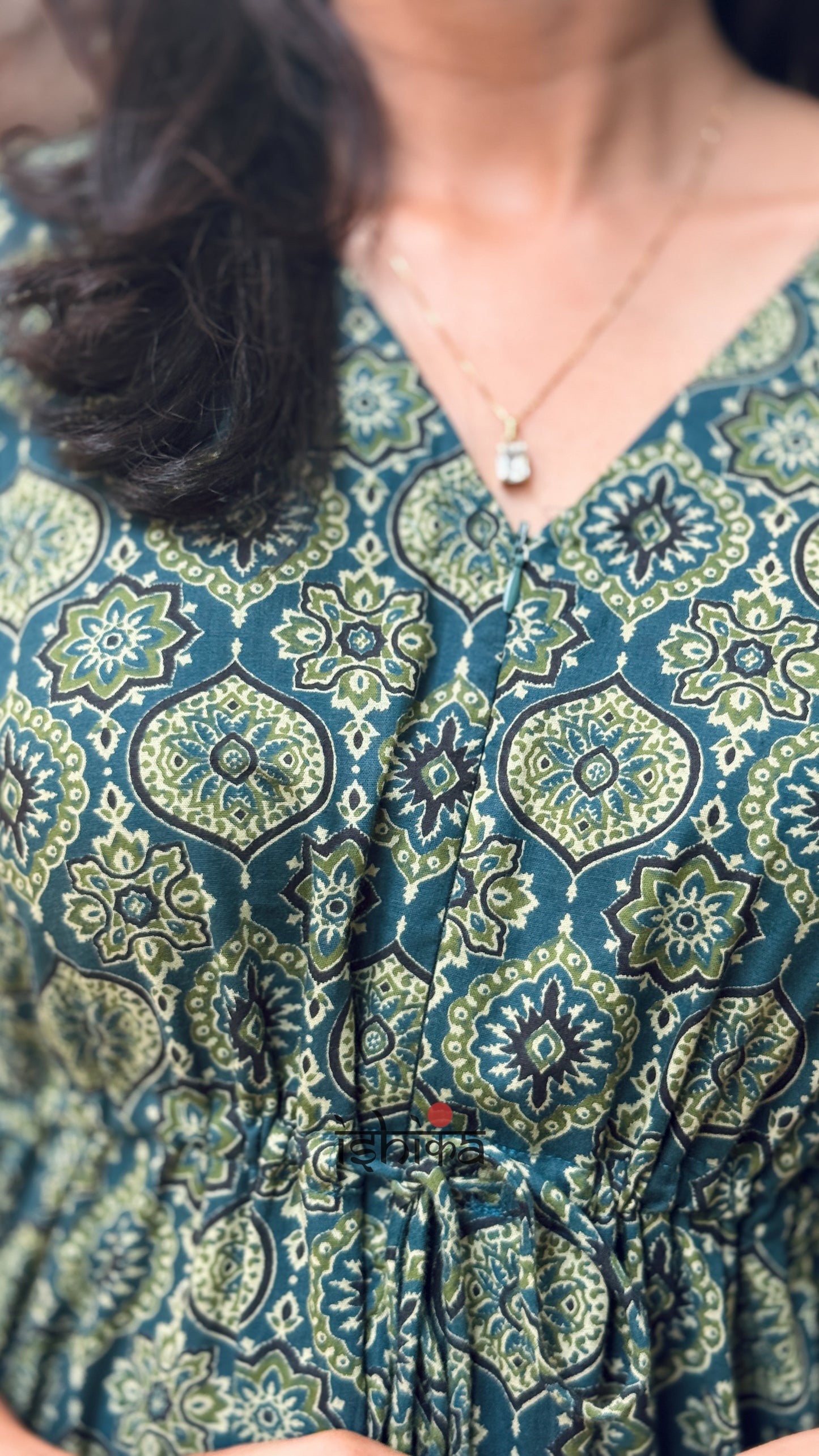 Maternity Kaftan Dress (Code-1004 IK)