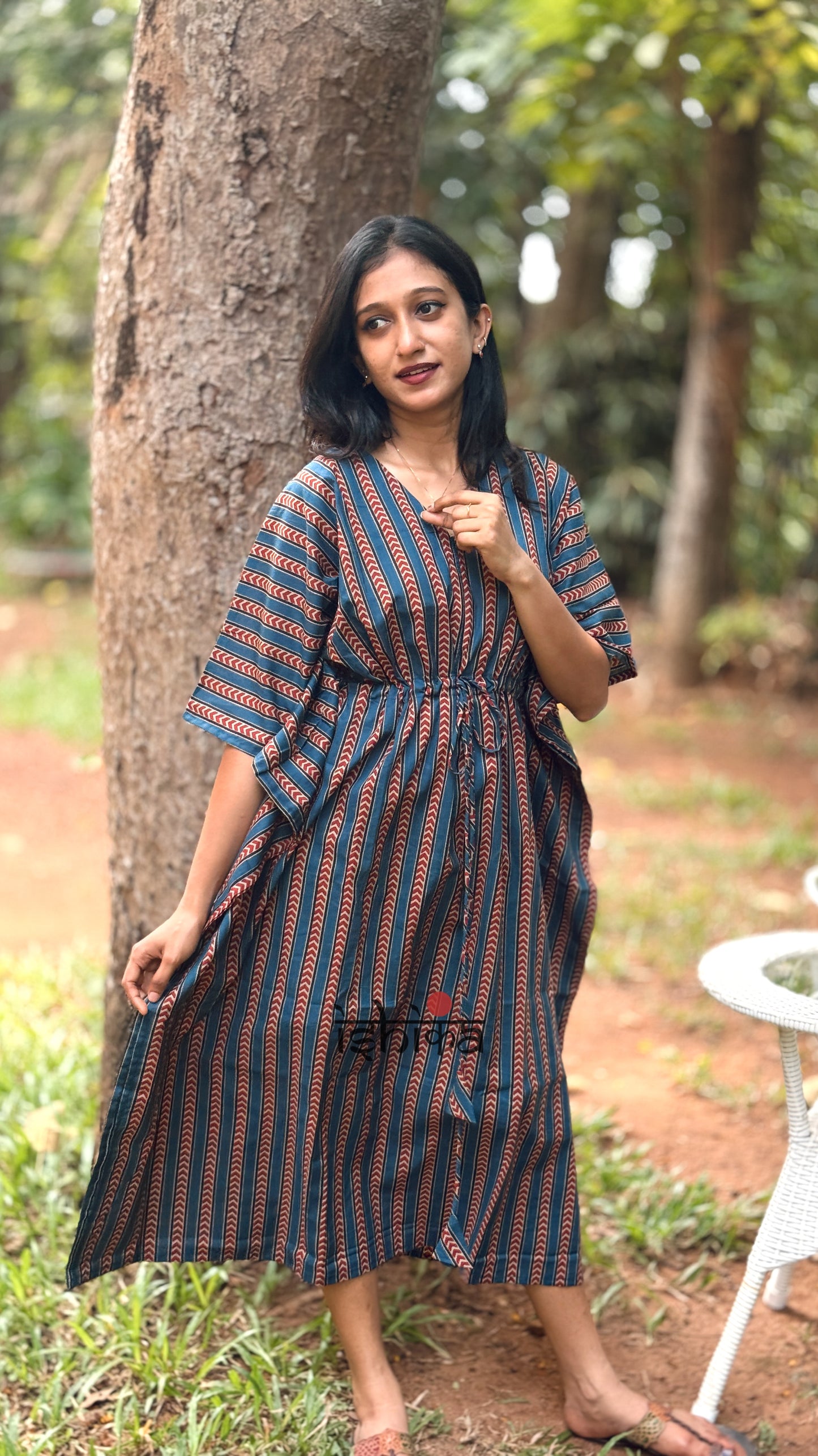 Maternity Kaftan Dress (Code-1005 IK)