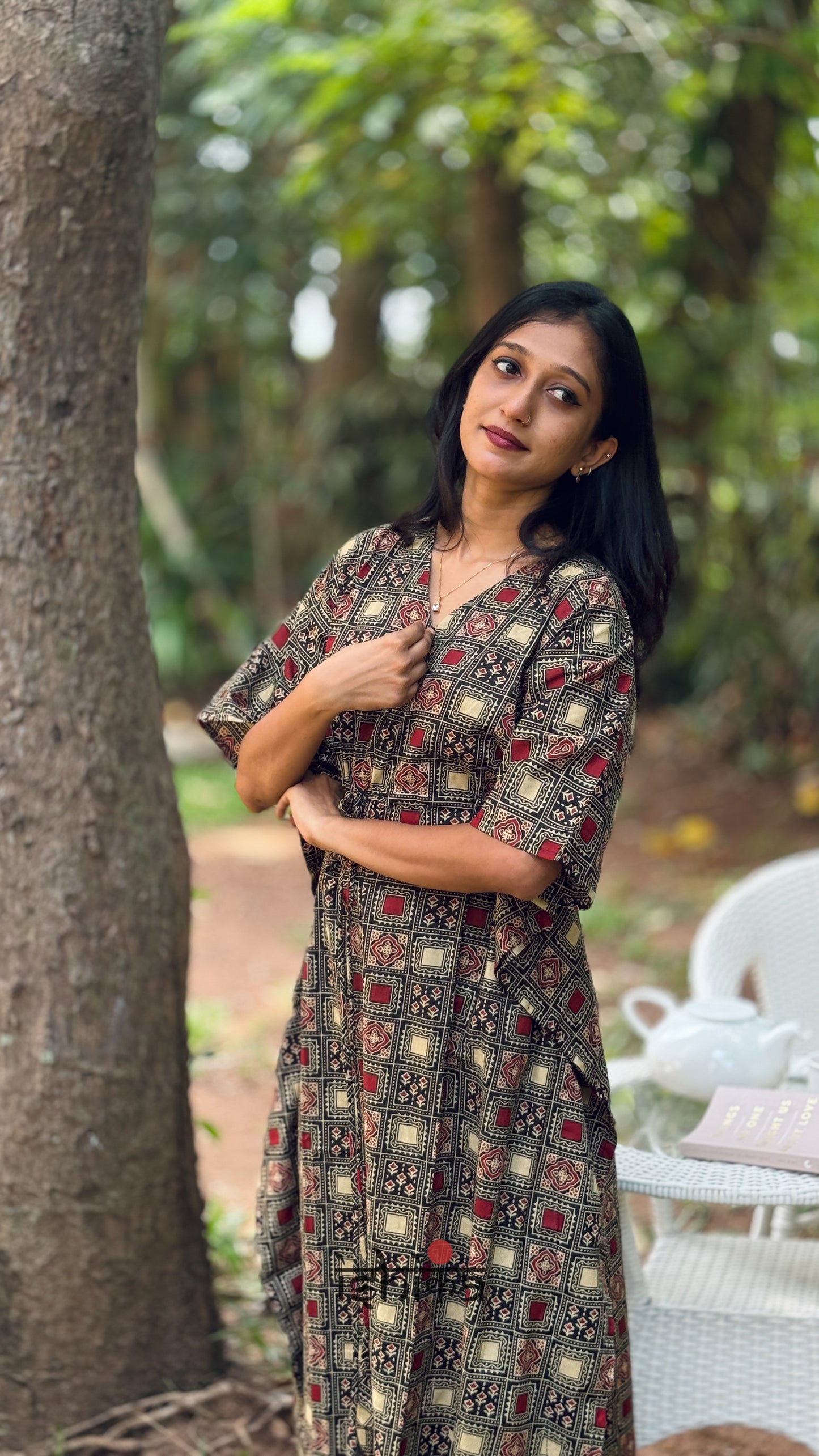 Maternity Kaftan Dress (Code-1006 IK)