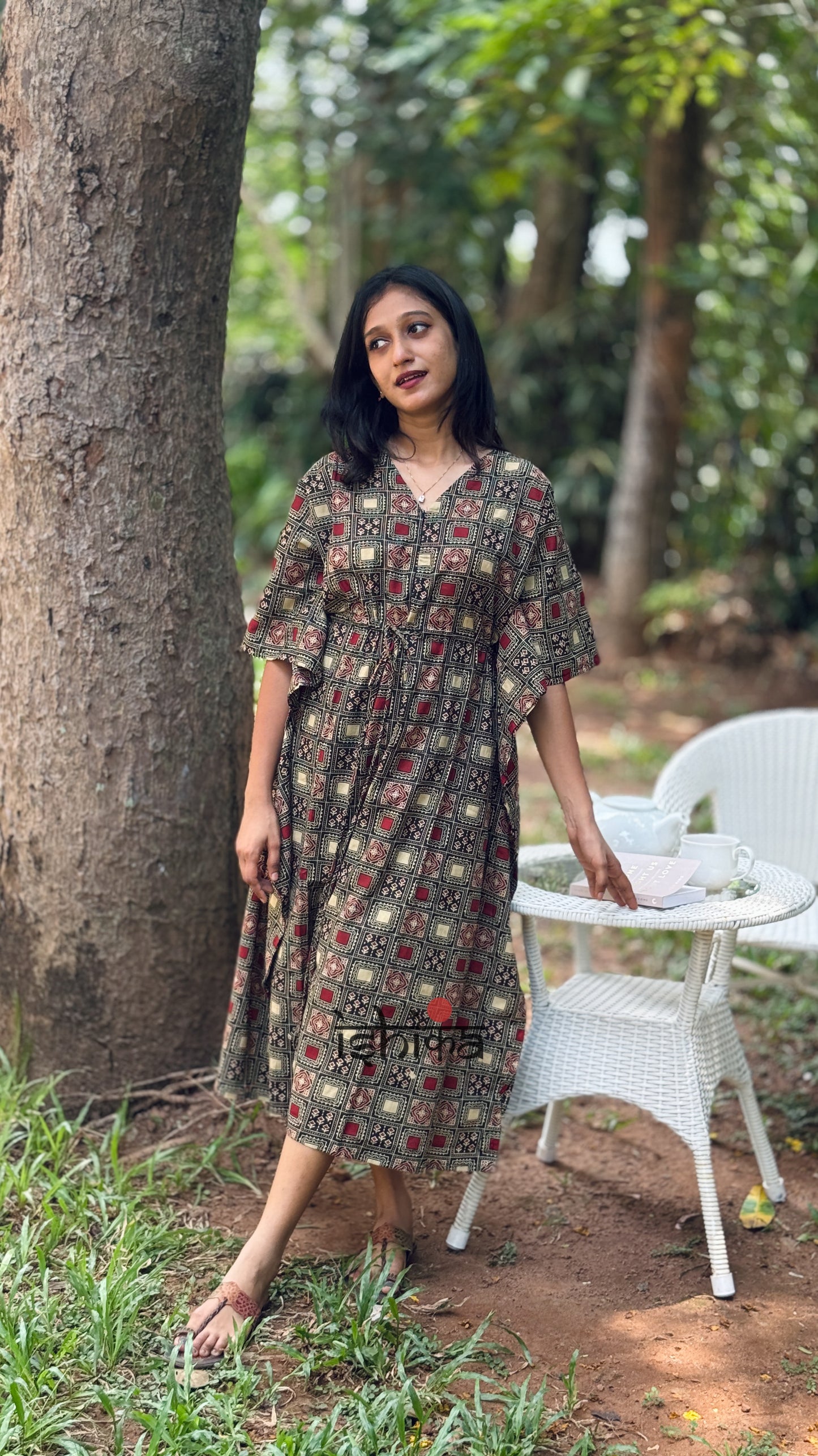 Maternity Kaftan Dress (Code-1006 IK)