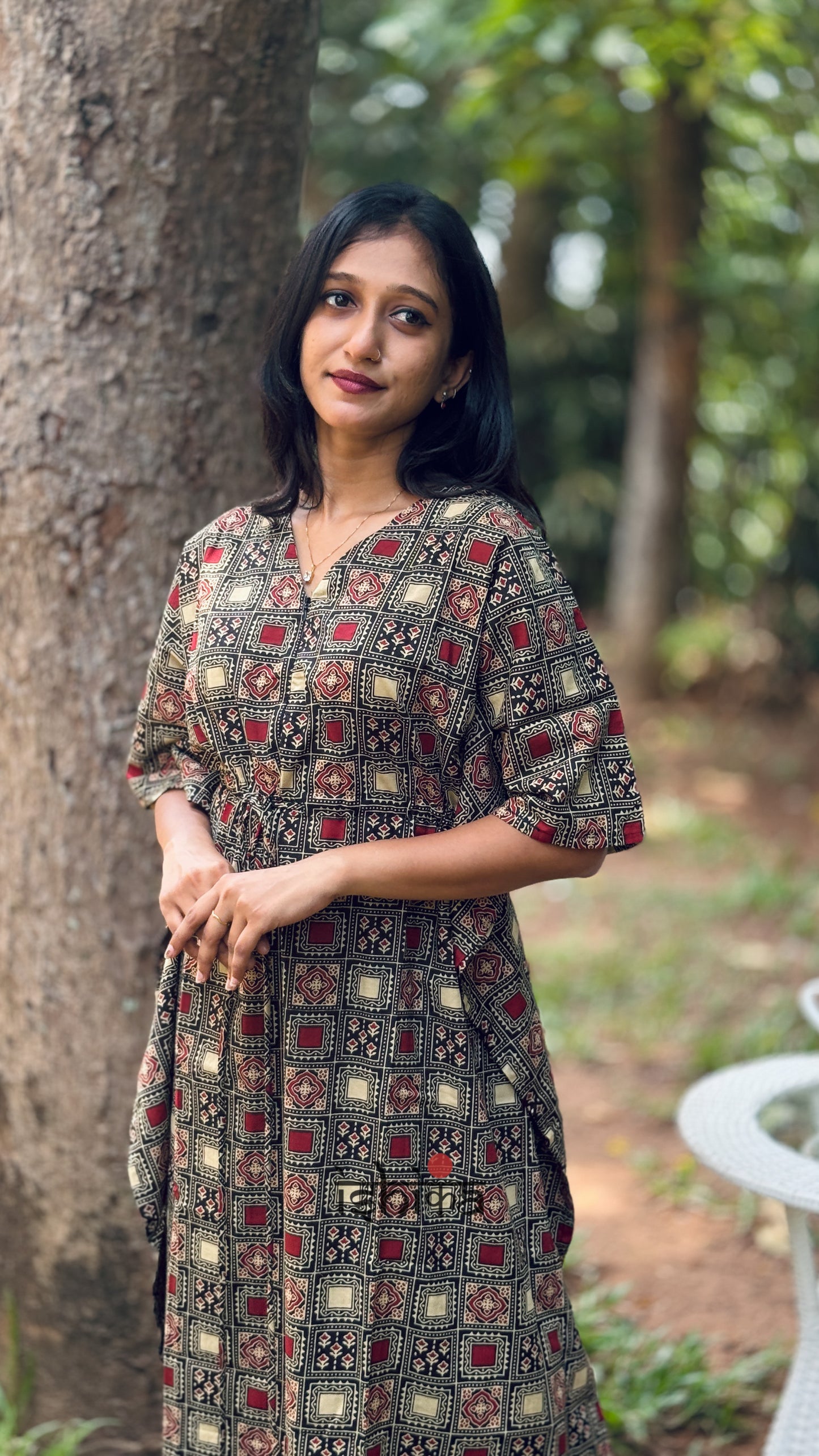 Maternity Kaftan Dress (Code-1006 IK)