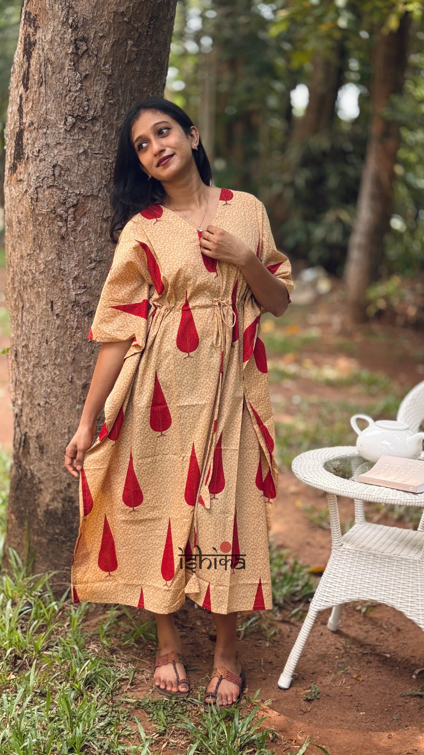 Maternity Kaftan Dress (Code-1007 IK)
