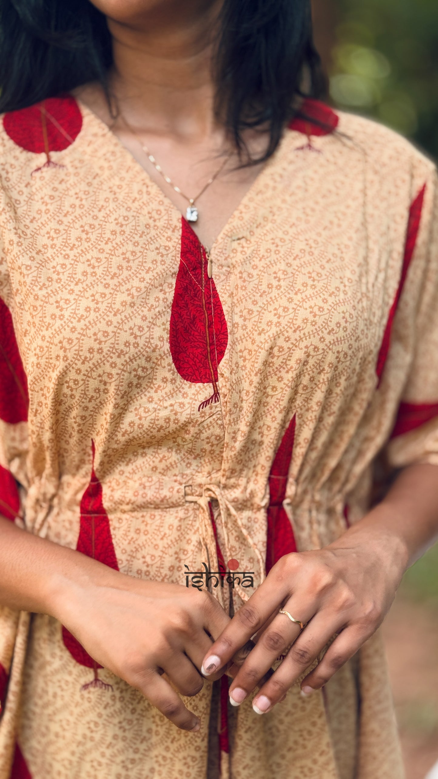 Maternity Kaftan Dress (Code-1007 IK)
