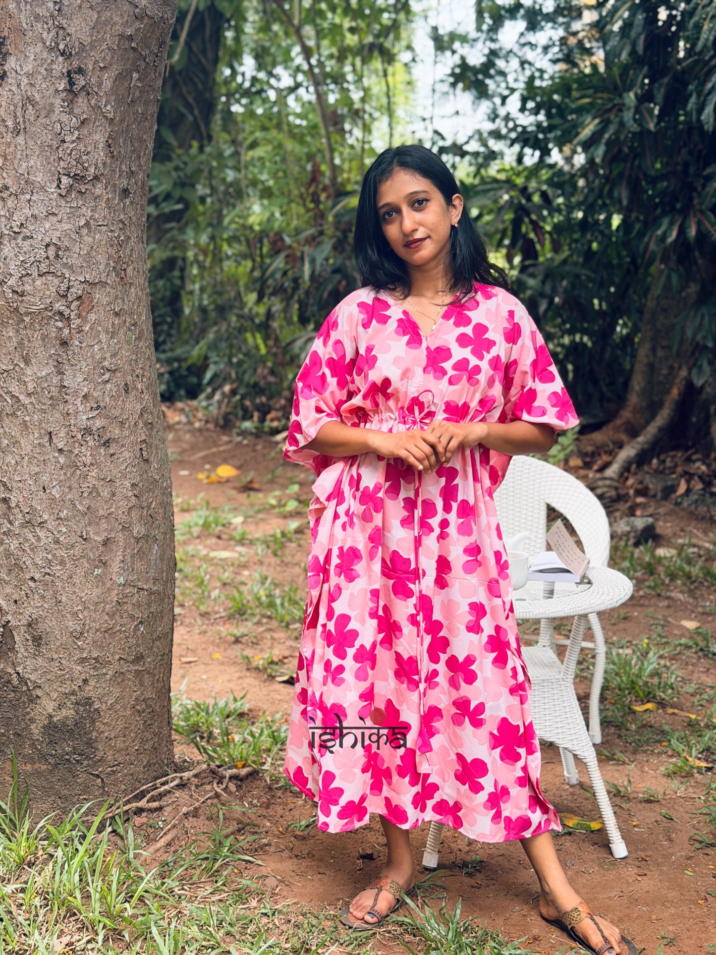 Maternity Kaftan Dress (Code-1014 IK)