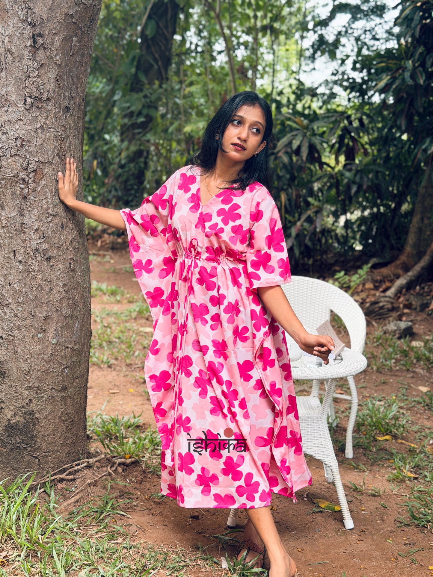 Maternity Kaftan Dress (Code-1014 IK)