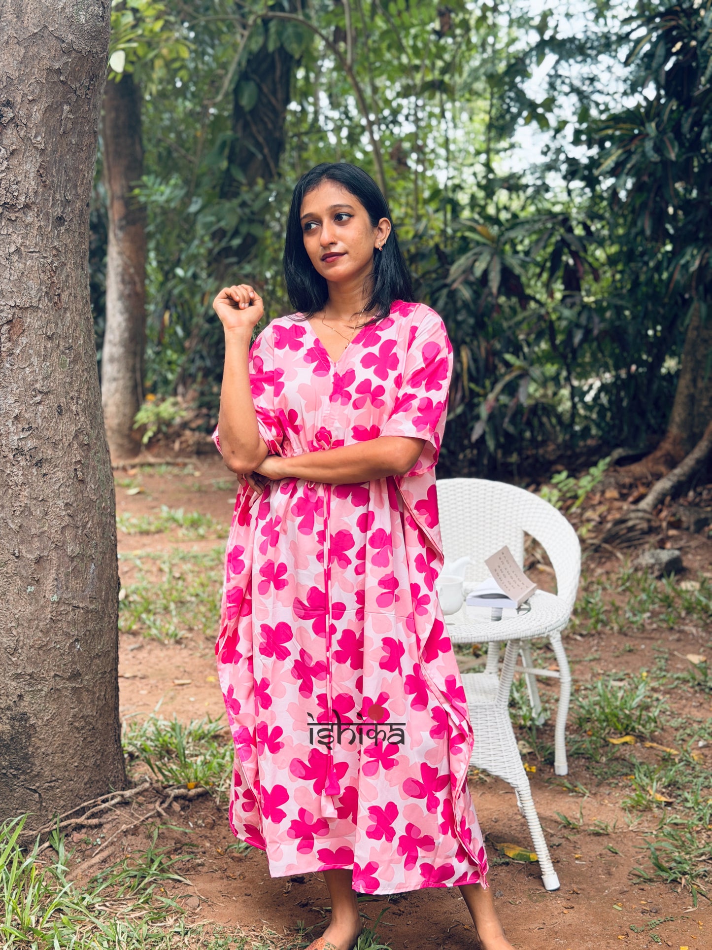 Maternity Kaftan Dress (Code-1014 IK)