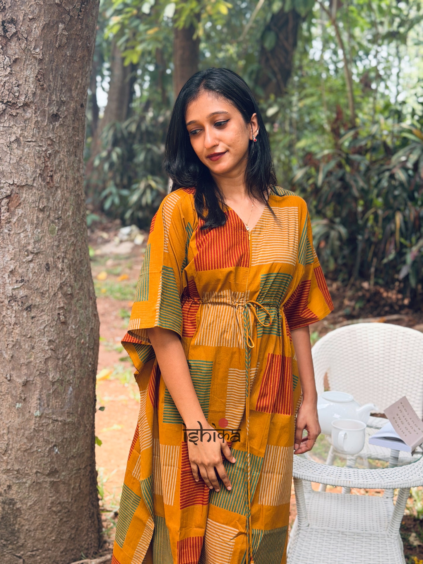 Maternity Kaftan Dress (Code-1015 IK)