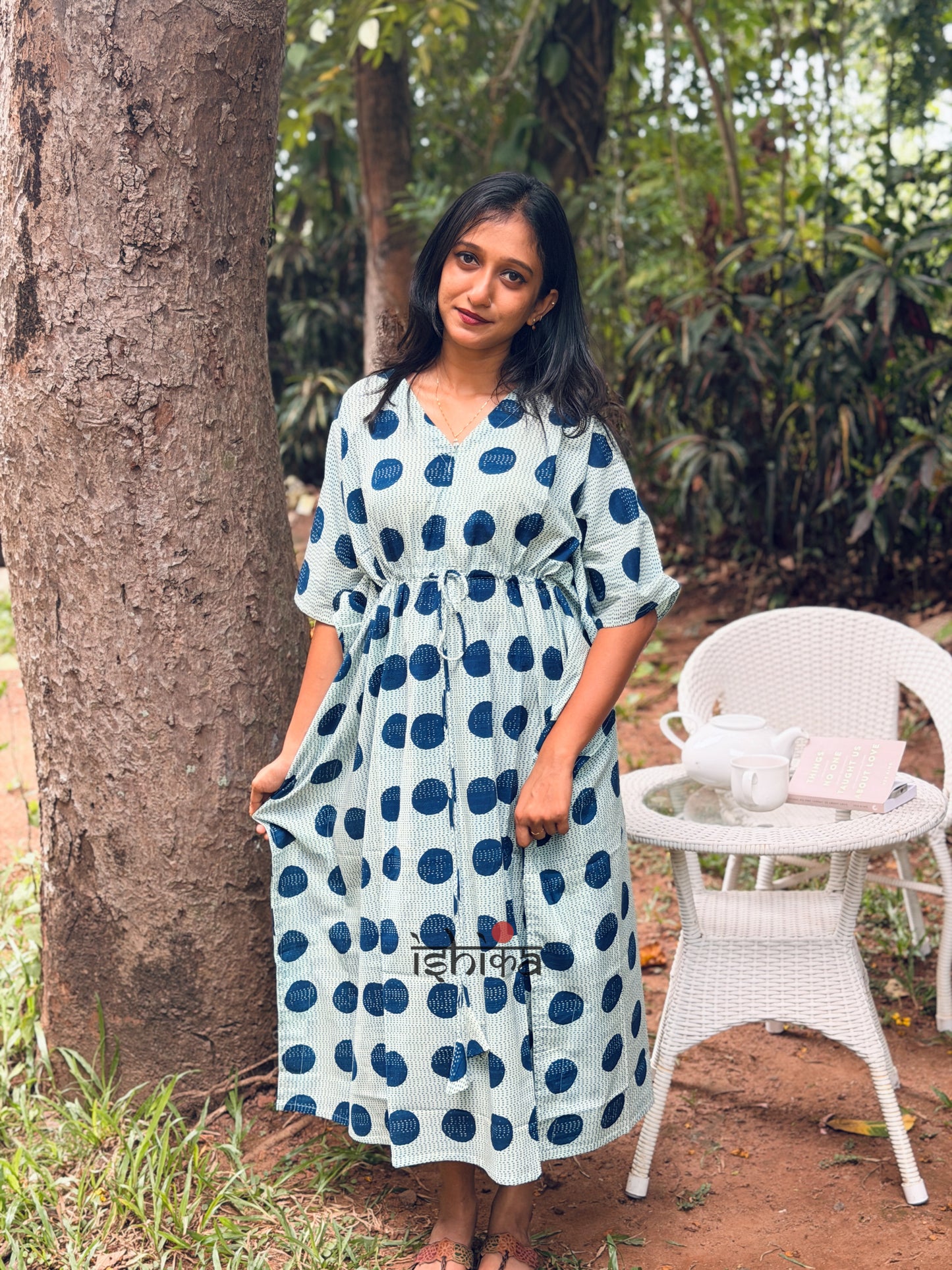 Maternity Kaftan Dress (Code-1016 IK)
