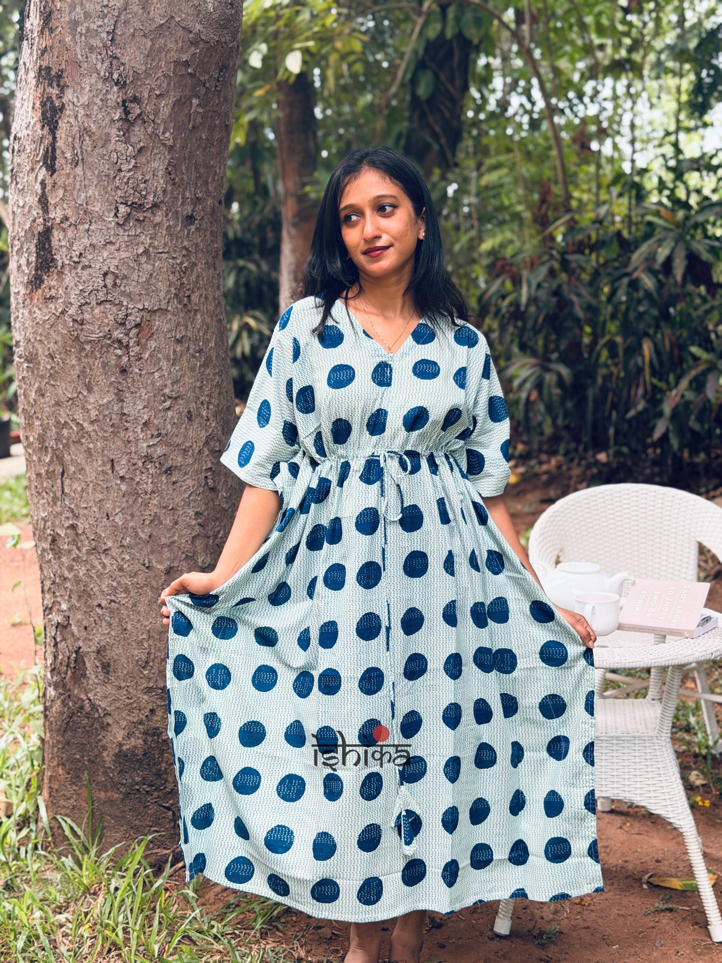 Maternity Kaftan Dress (Code-1016 IK)