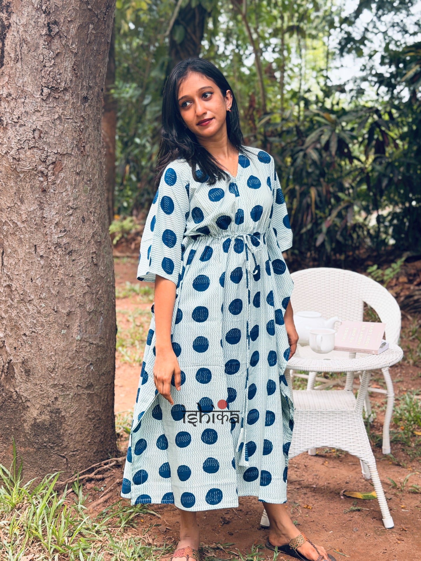 Maternity Kaftan Dress (Code-1016 IK)