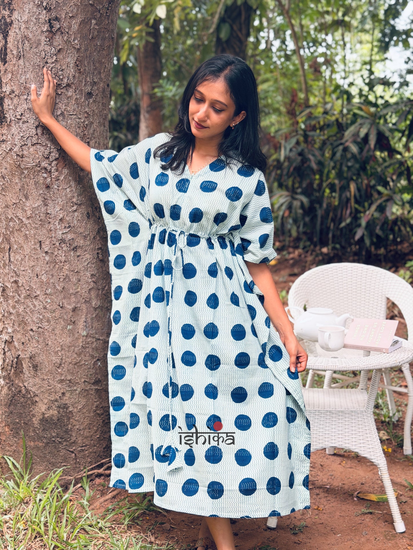 Maternity Kaftan Dress (Code-1016 IK)