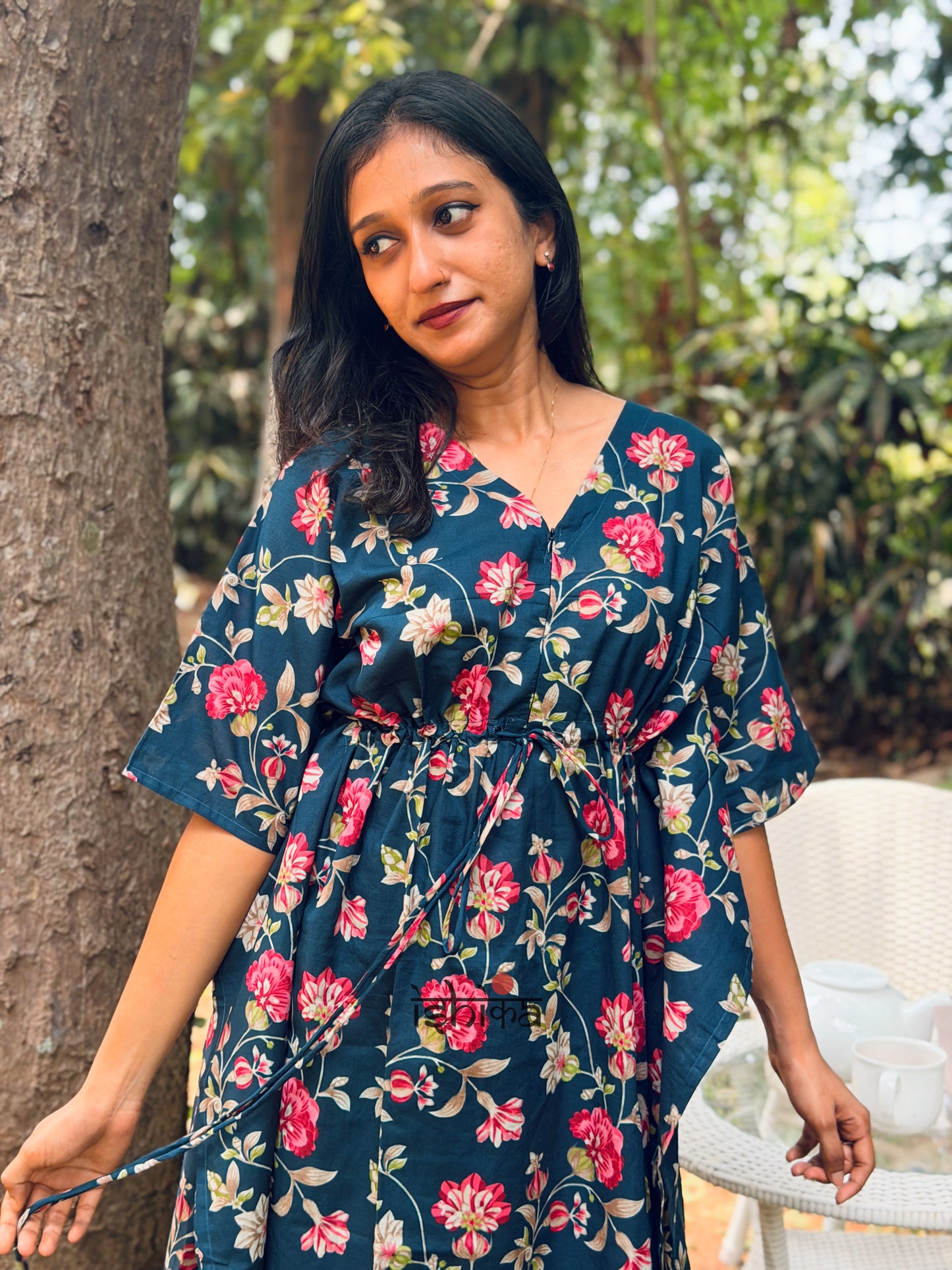 Maternity Kaftan Dress (Code-1017 IK)