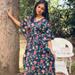 Maternity Kaftan Dress (Code-1017 IK)