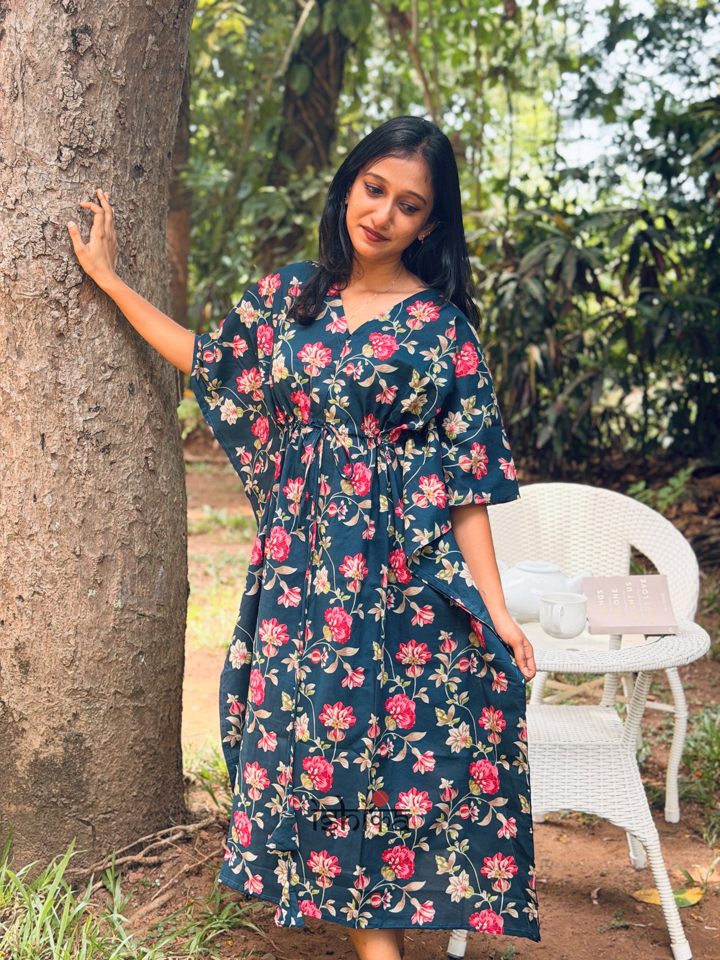 Maternity Kaftan Dress (Code-1017 IK)