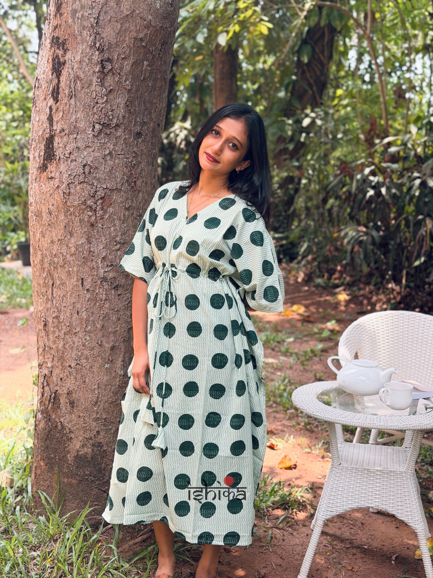 Maternity Kaftan Dress (Code-1018 IK)