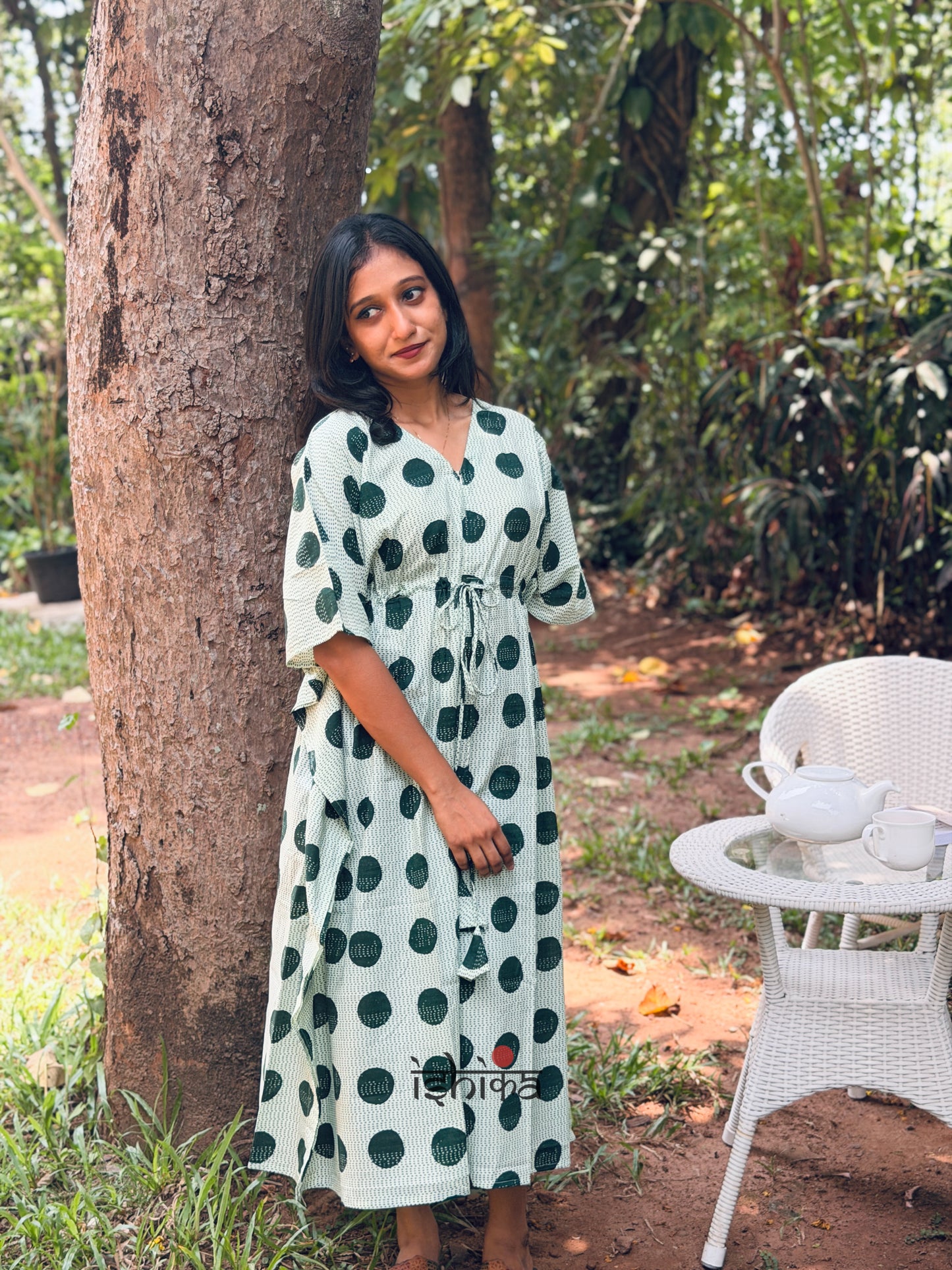 Maternity Kaftan Dress (Code-1018 IK)