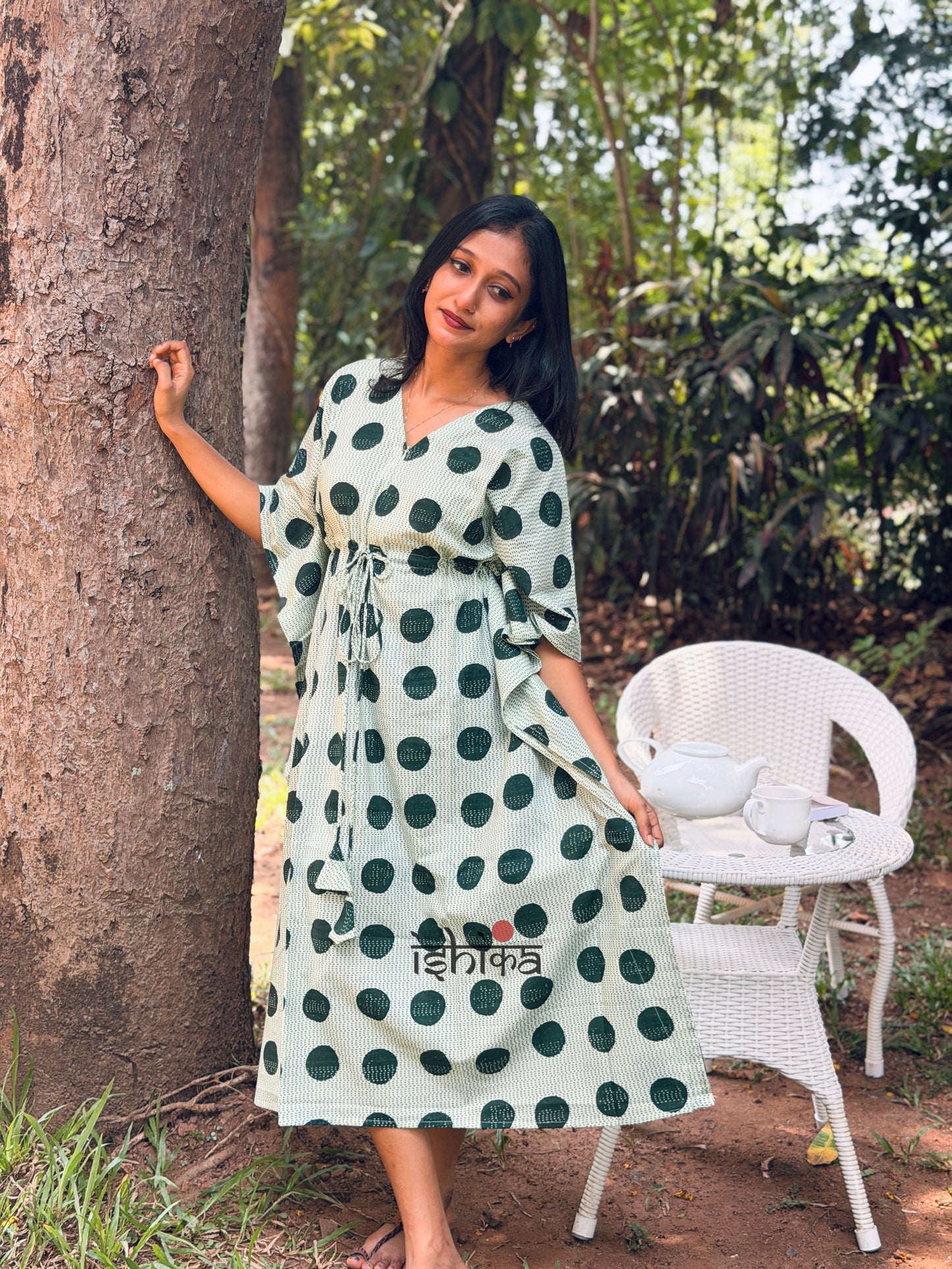 Maternity Kaftan Dress (Code-1018 IK)
