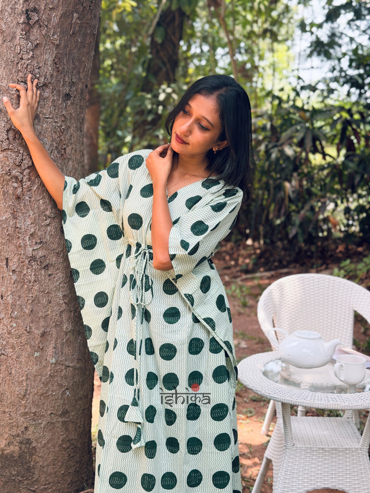 Maternity Kaftan Dress (Code-1018 IK)