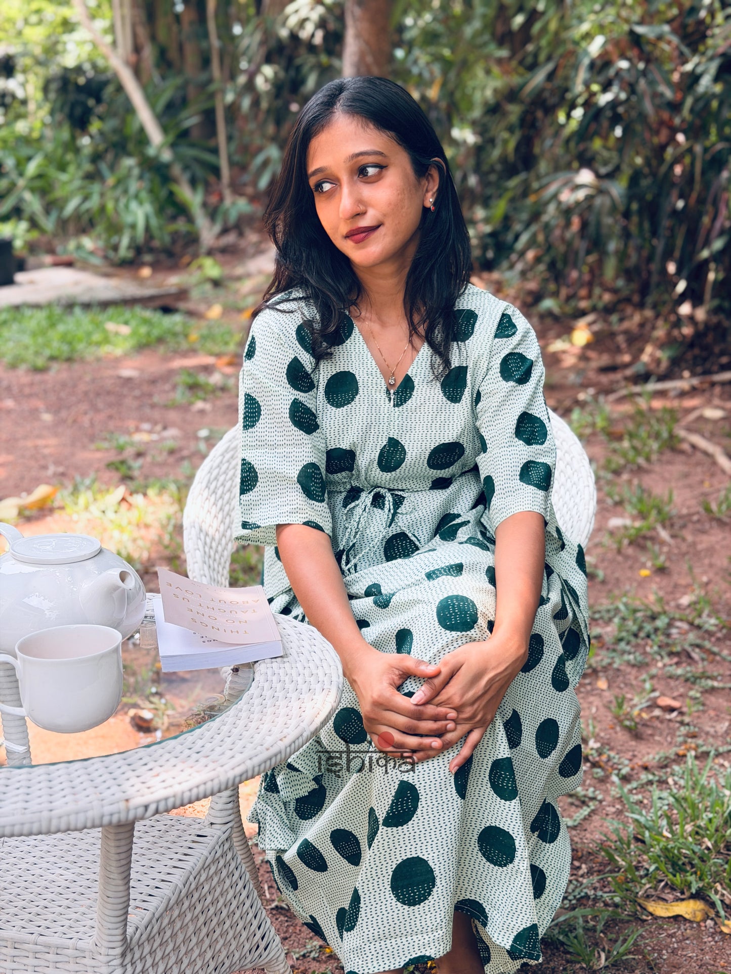 Maternity Kaftan Dress (Code-1018 IK)