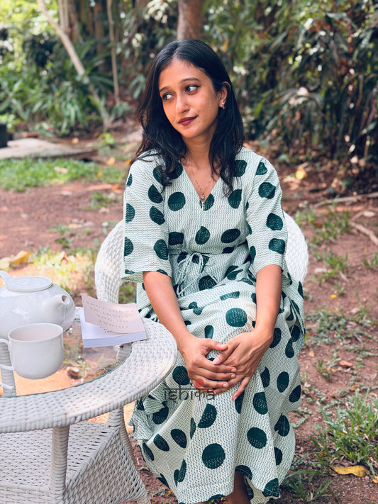 Maternity Kaftan Dress (Code-1018 IK)