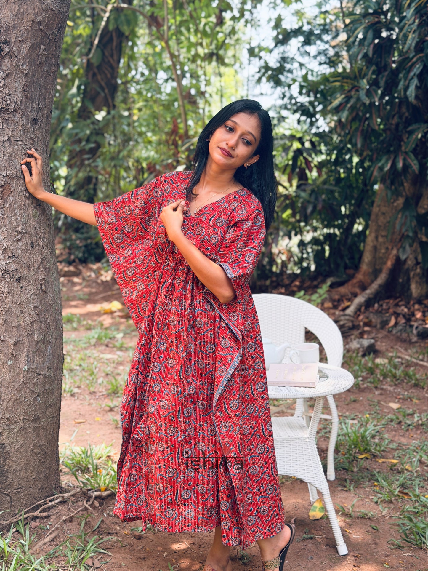 Maternity Kaftan Dress (Code-1019 IK)