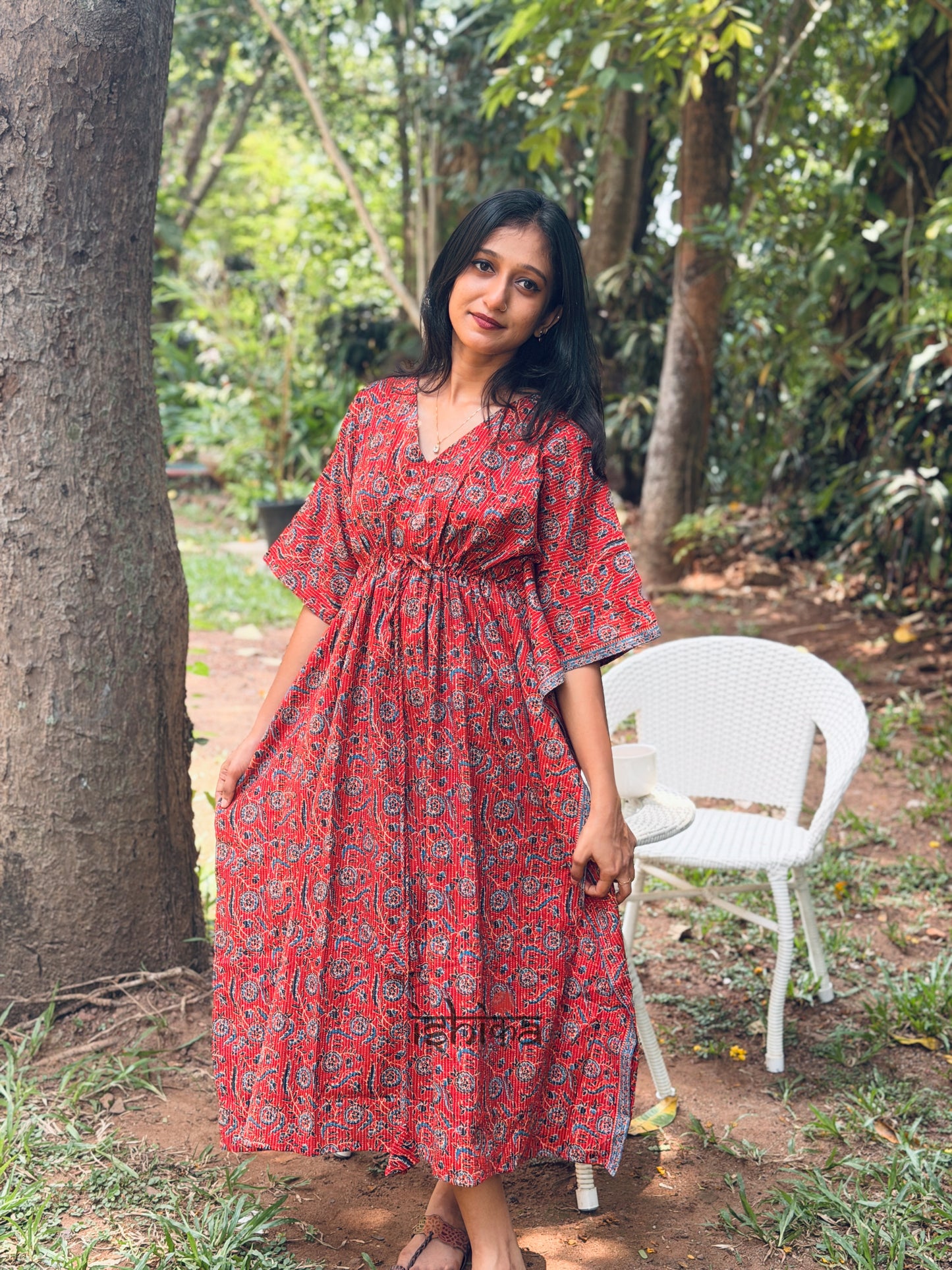 Maternity Kaftan Dress (Code-1019 IK)