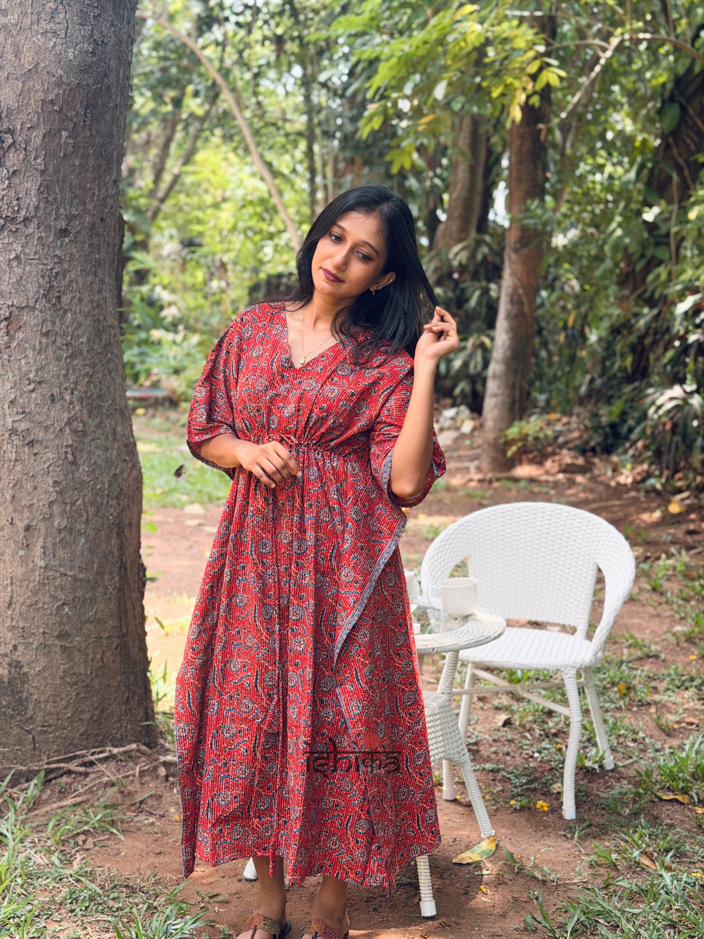 Maternity Kaftan Dress (Code-1019 IK)