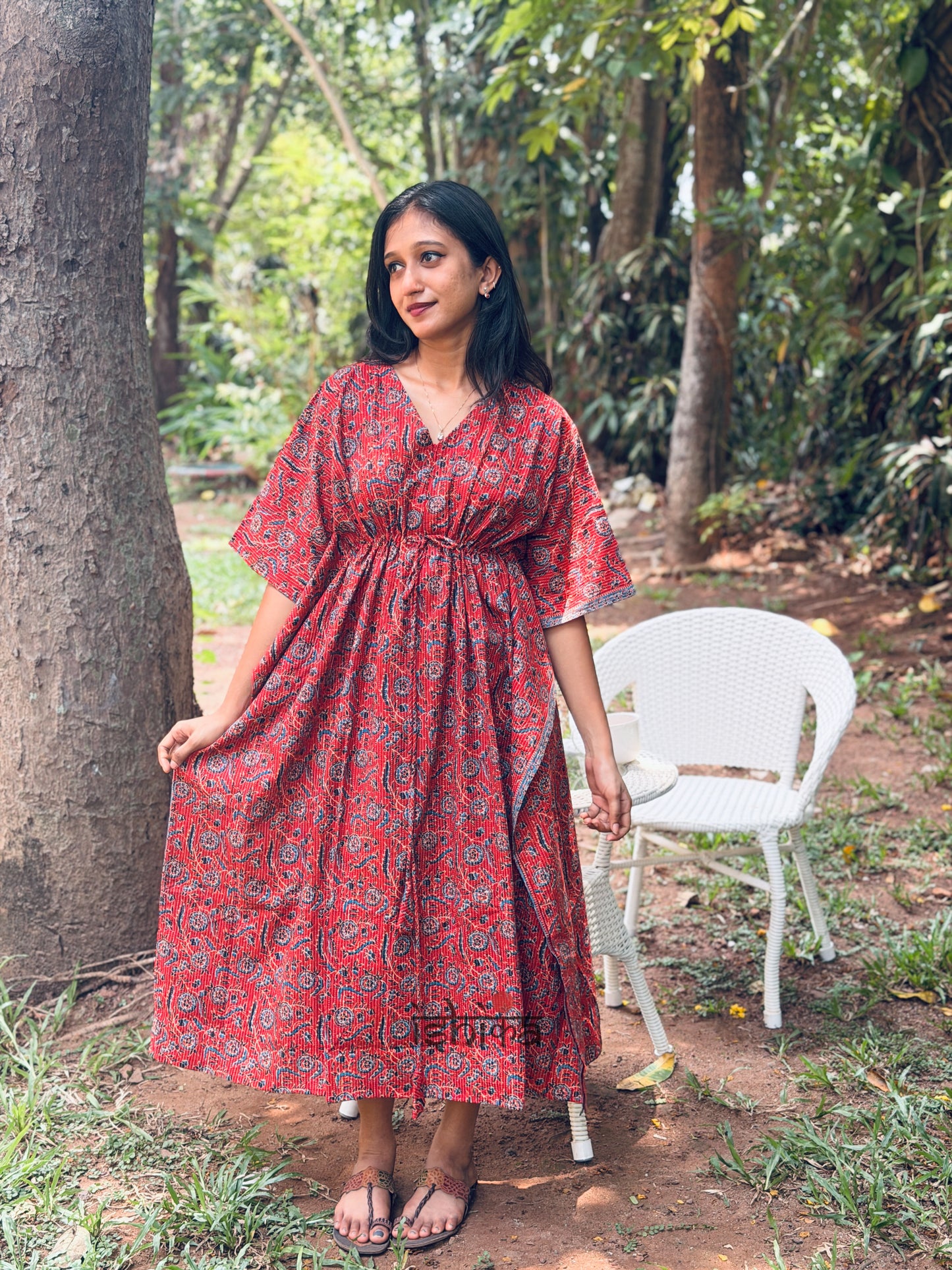 Maternity Kaftan Dress (Code-1019 IK)